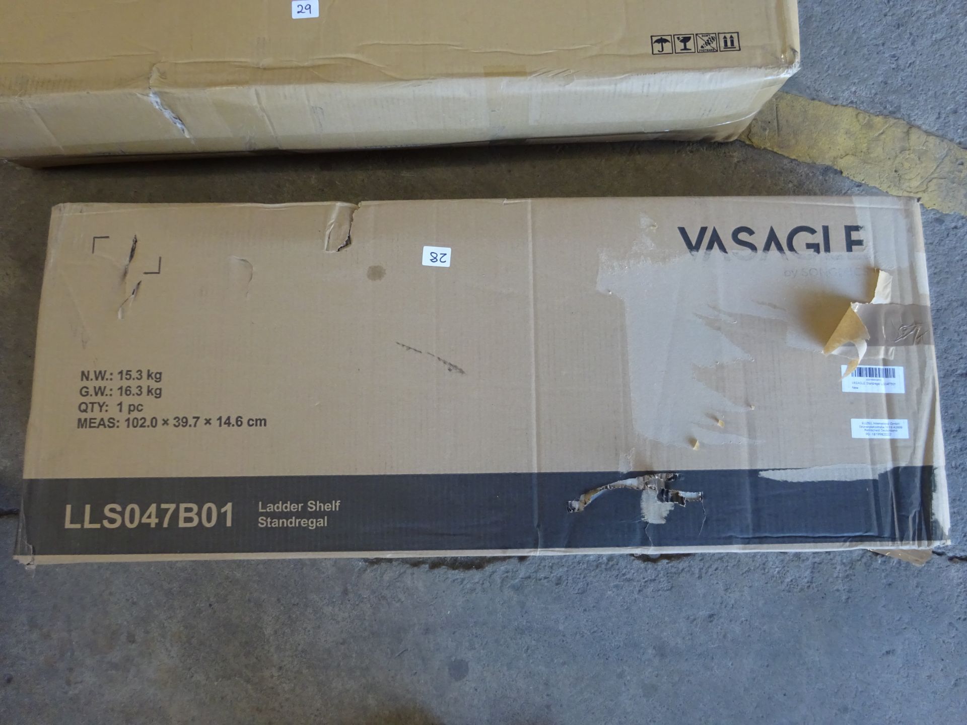 vasagle ladder shelf