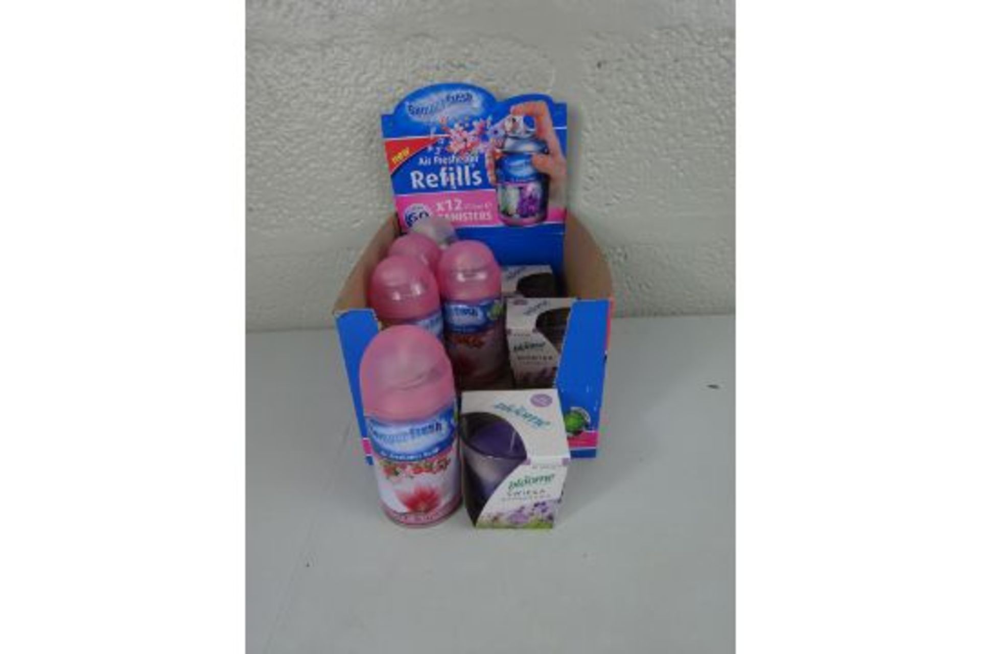 5 Air Freshner Refils and 3 Bloome Candles