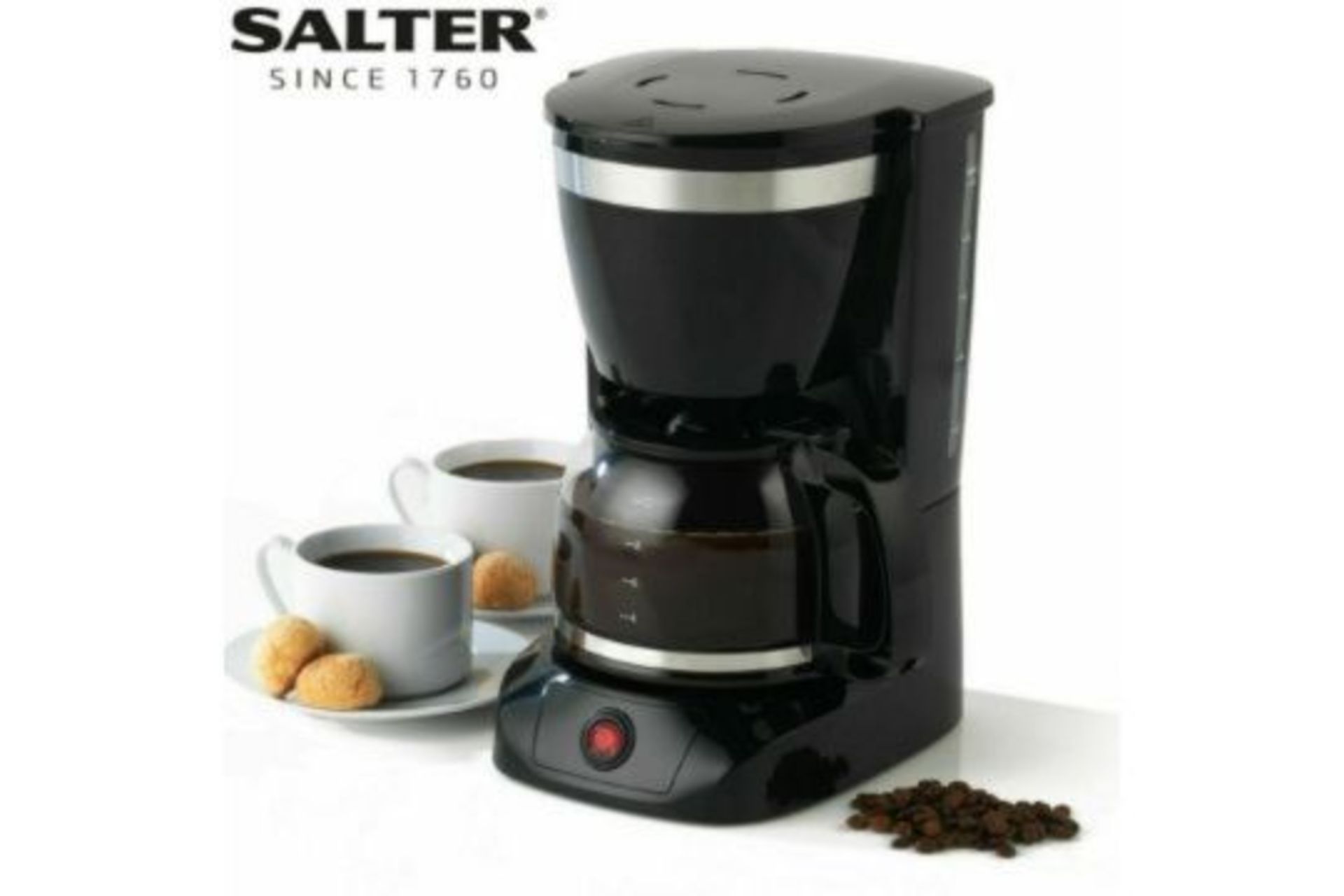 BRAND NEW SALTER DECO DRIP 1.25L 800W 10 CUP COFFEE MAKER - RRP £24.