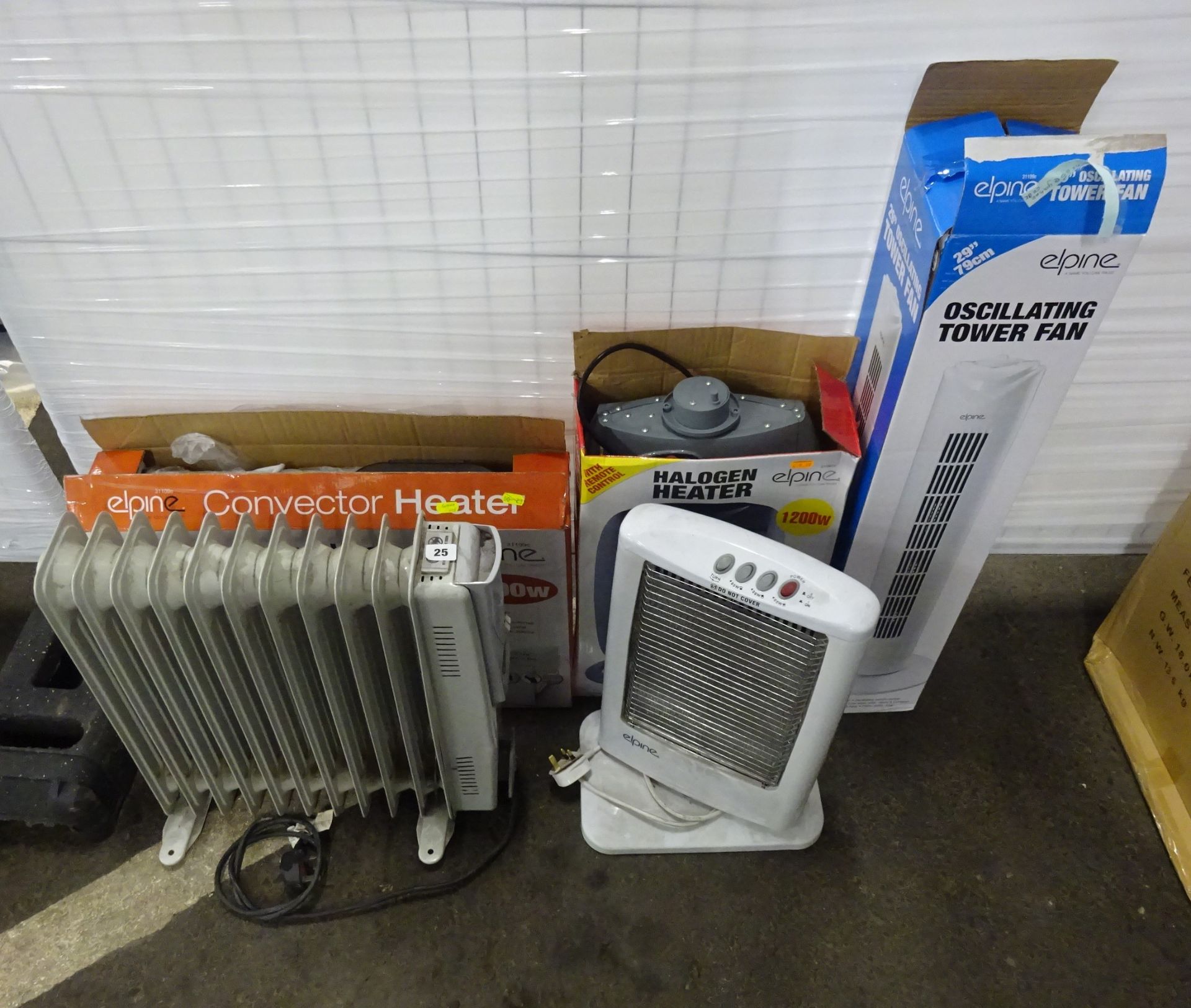 X3 ELECTRIC HEATERS, OIL HEATER & TOWER FAN