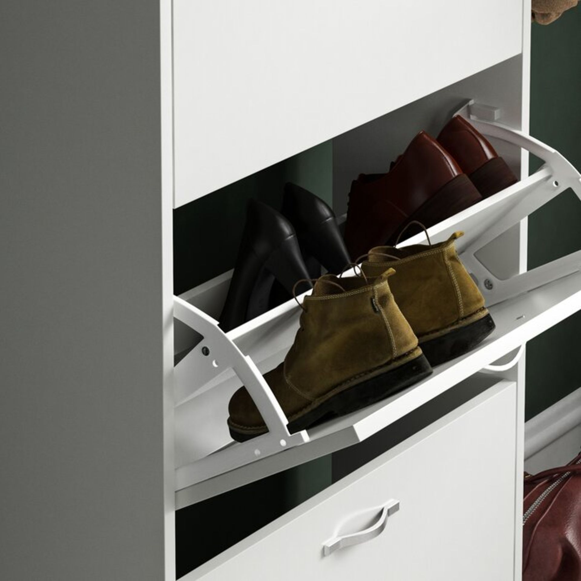 Vida 15 Pair Shoe Storage Cabinet - RRP £77.99 - Image 2 of 2