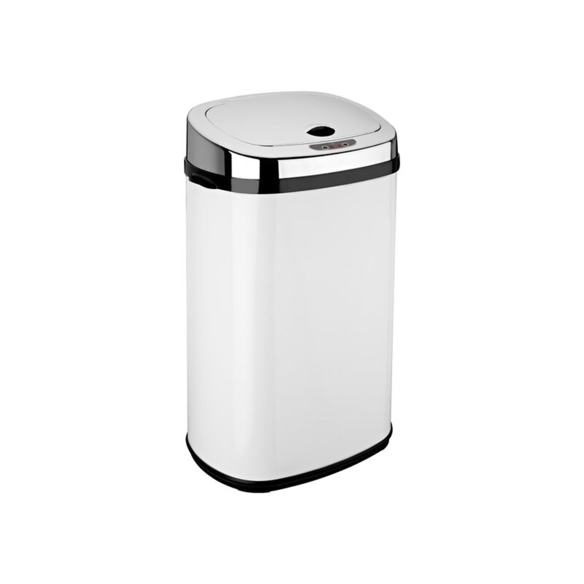 White Metal 30 L Motion Sensor Bin - RRP £51.99