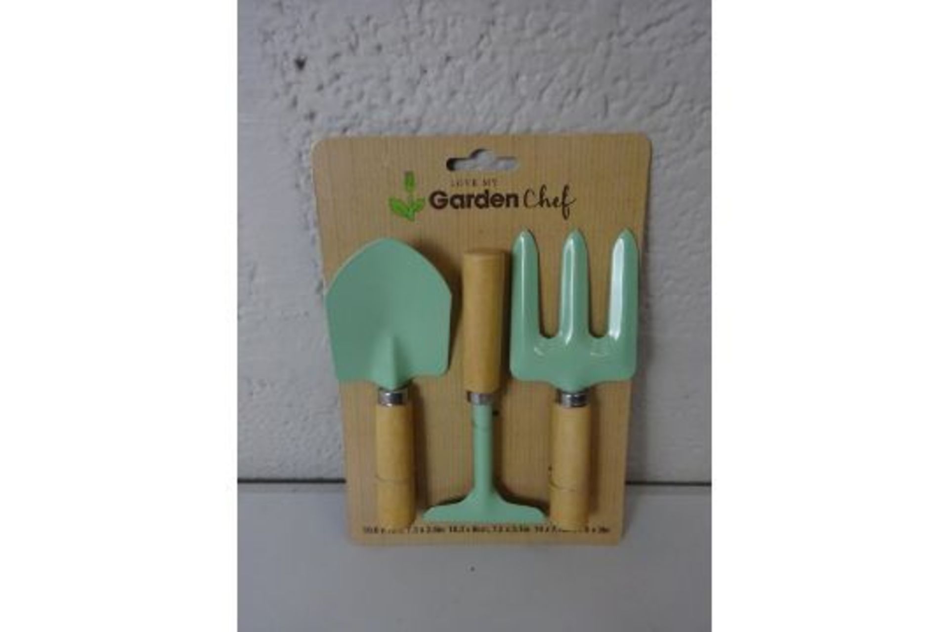 X2 BRAND NEW MINI GARDEN SETS WITH SPADE, RAKE AND FORK SETS