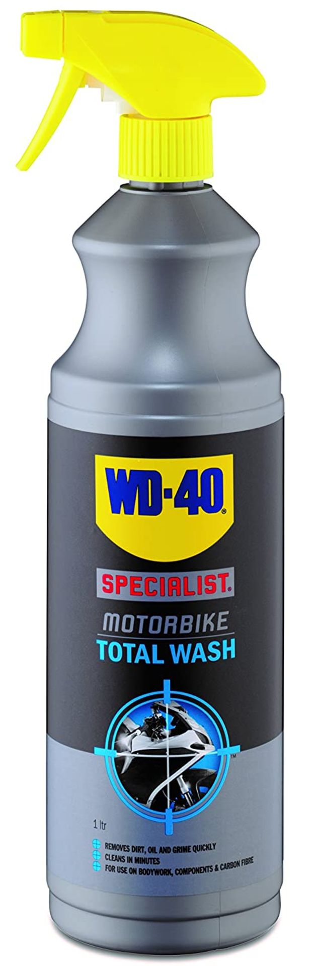 BRAND NEW 1L BOTTLE OF WD-40 MOTORBIKE TOTAL WASH