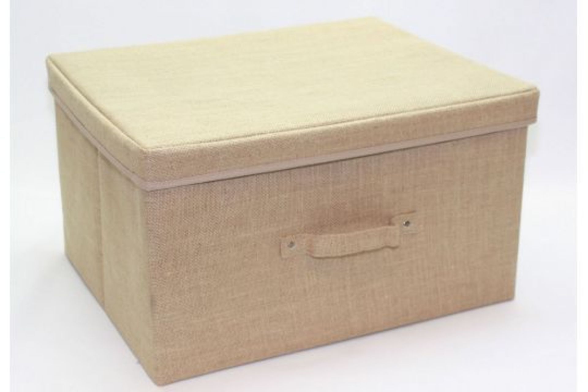 FOLDING STORAGE BOX WITH LID