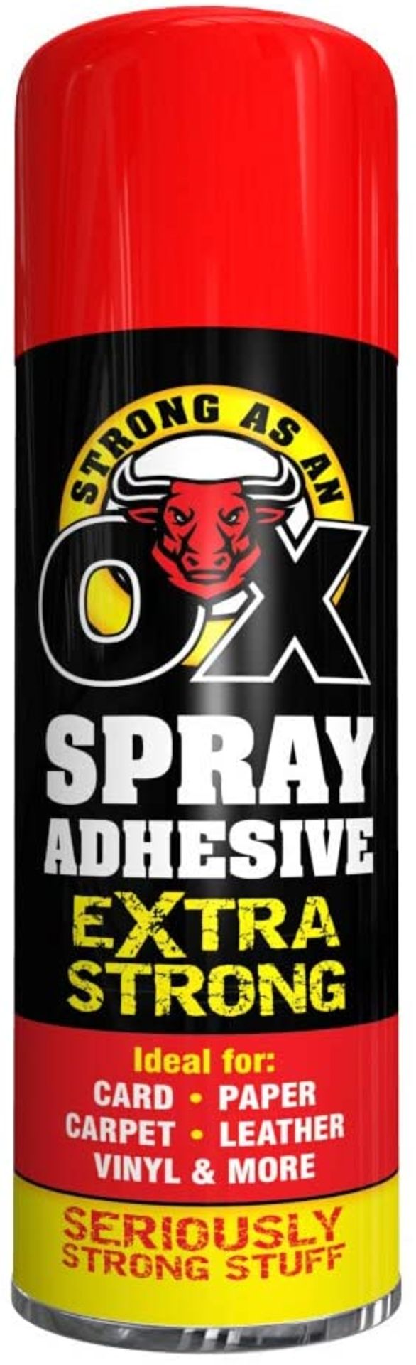 BRAND NEW 500ML CAN OF STRONG AS AN OX SPRAY ADHESIVE