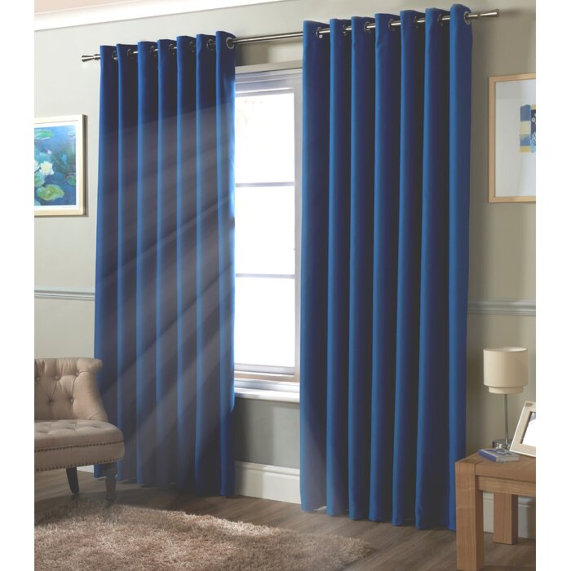 Strome Eyelet Room Darkening Thermal Curtains - RRP £61.99