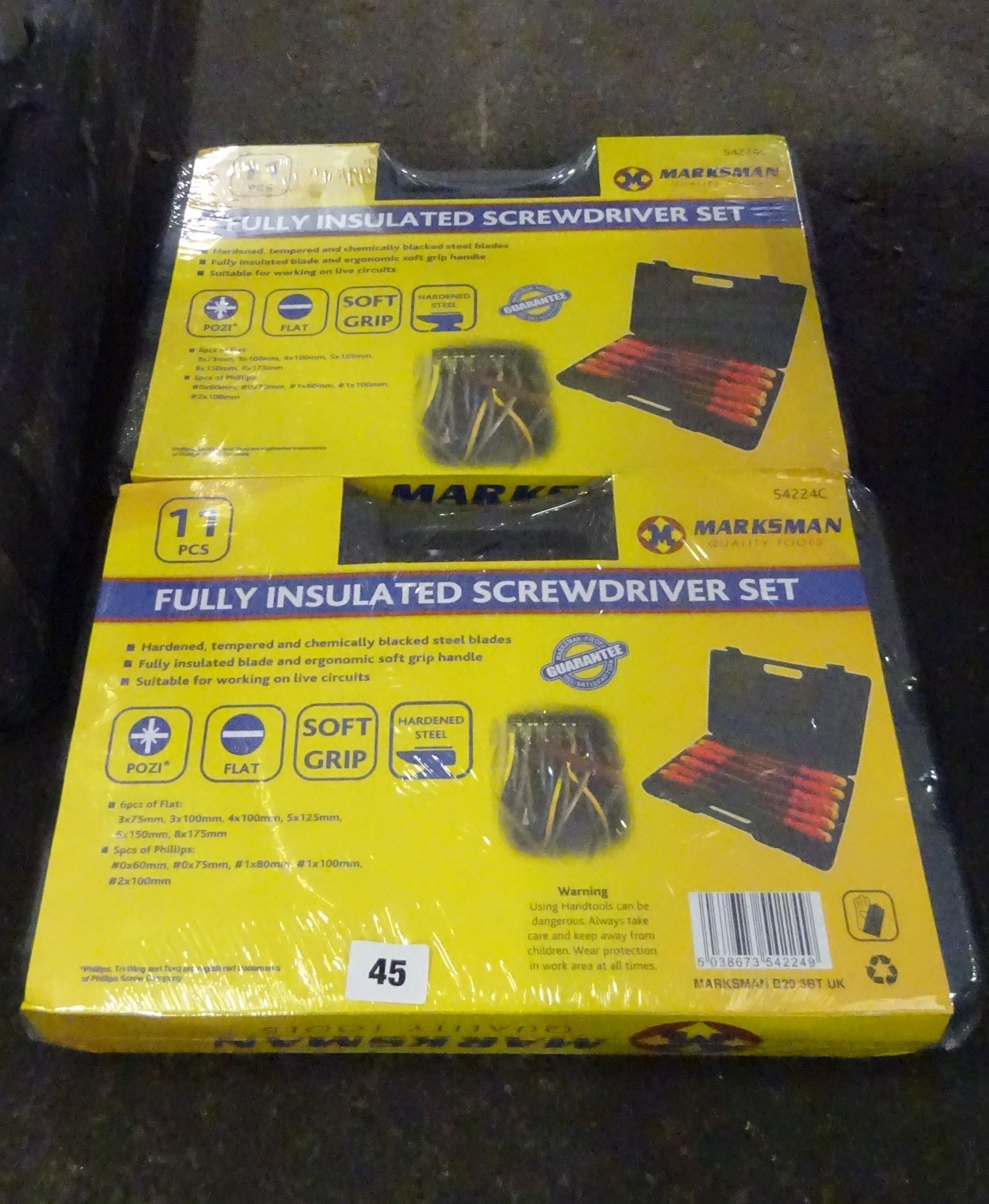 X2 11PC FULLY INSULATED SCREWDRIVER SETS