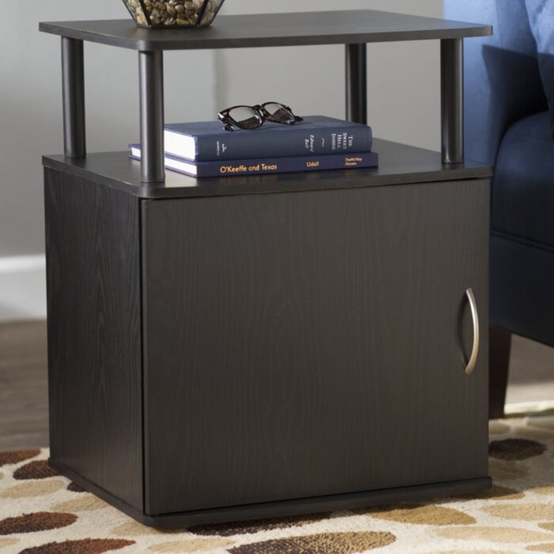 Keshia Side Table With Storage - RRP £51.99