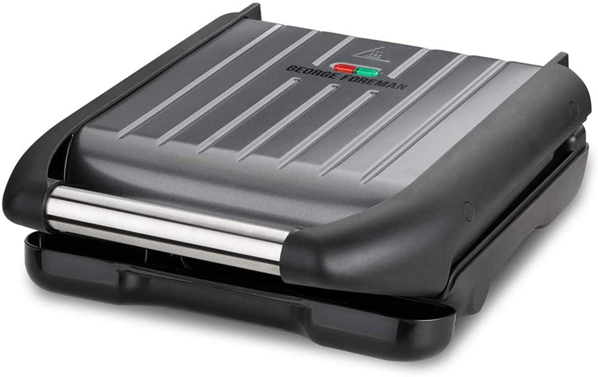 Grade A George Foreman Compact Steel Grill - RRP £32