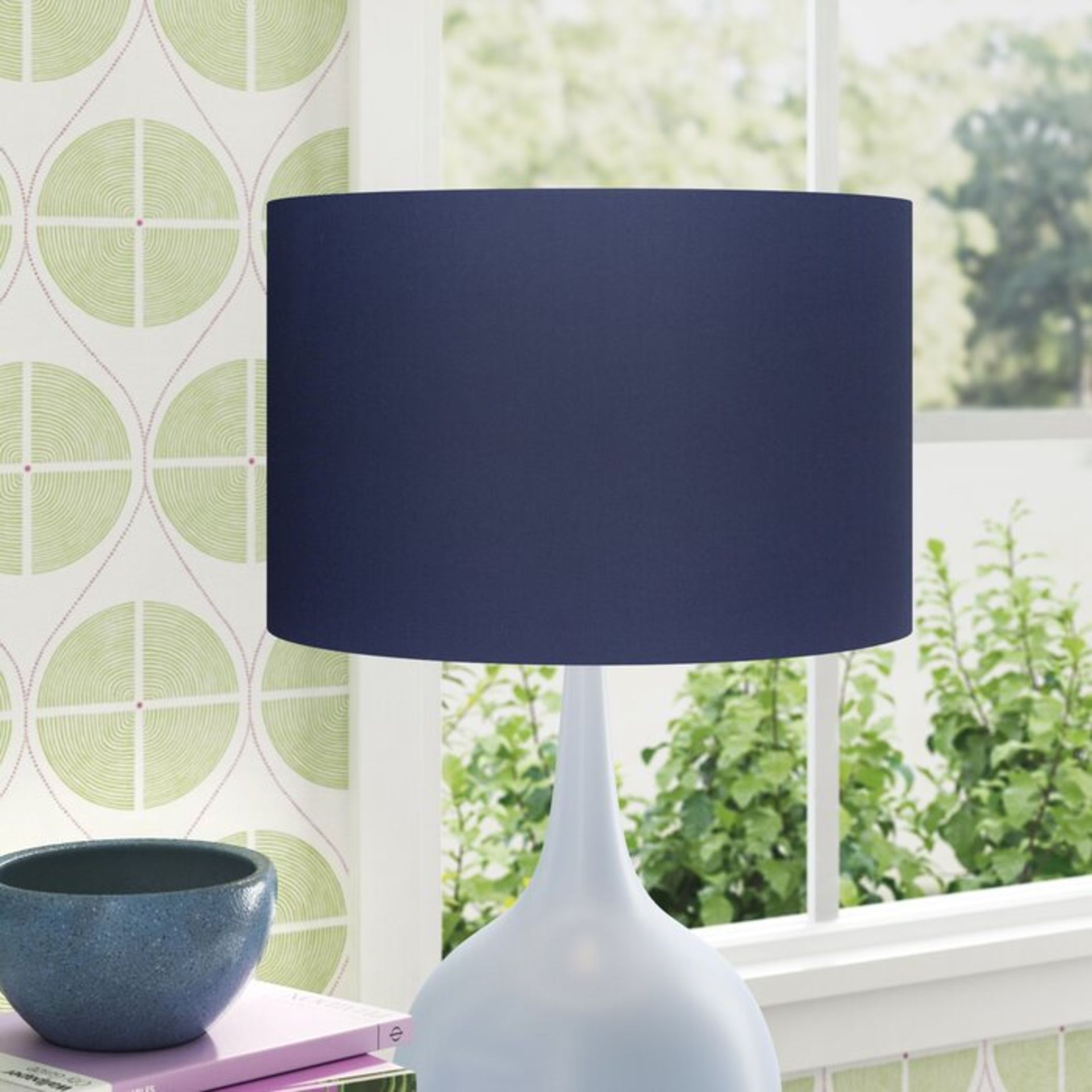 Cotton Drum Lamp Shade x2 - RRP £27.99 Per Shade