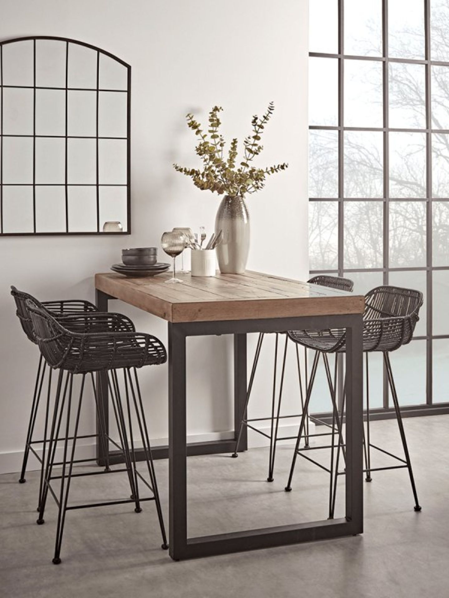 Loft Counter Height Dining Table - RRP £425.00