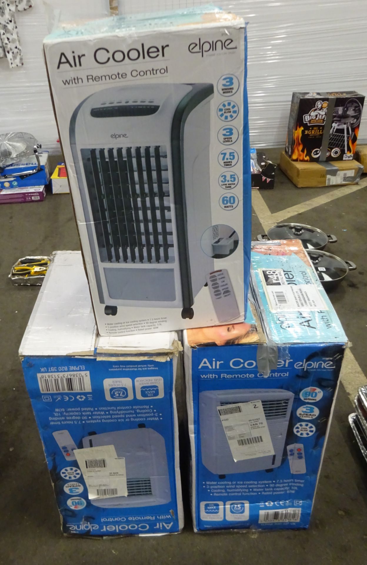 X3 AIR COOLERS WITH REMOTE CONTROLLS