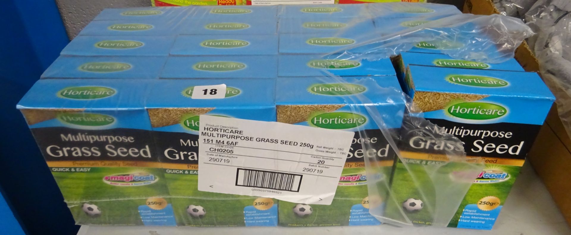 20 BOXES OF MULTI PURPOSE GRASS SEED