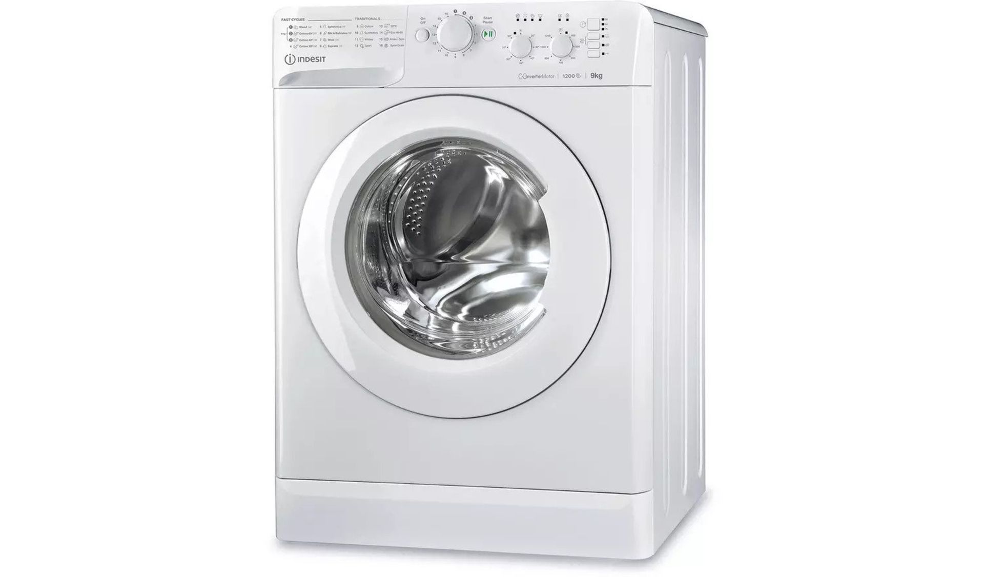 Indesit MTWC91283W ECO 9KG 1200 Spin Washing Machine - White - ARGOS RRP £239.99