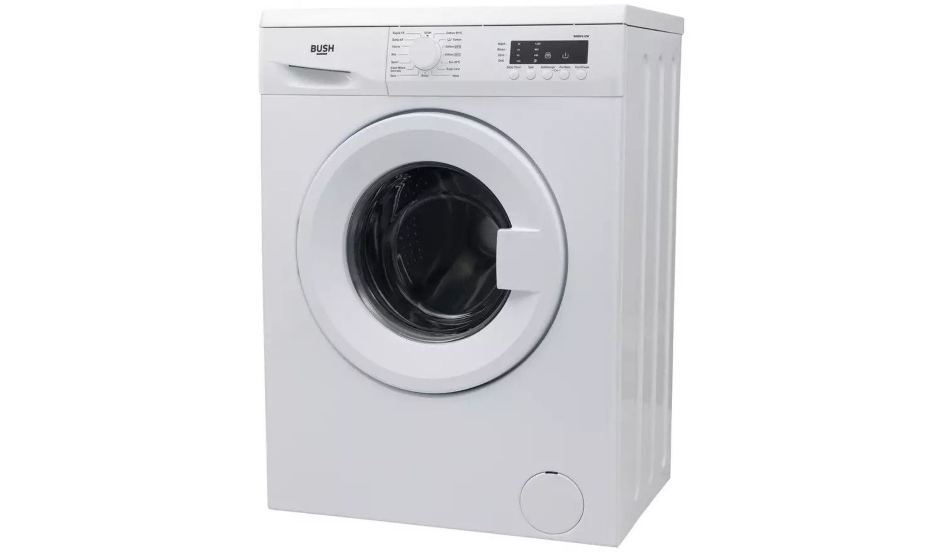 Bush WMDF612W 6KG 1200 Spin Washing Machine - White - ARGOS RRP £179.99 - Image 2 of 4