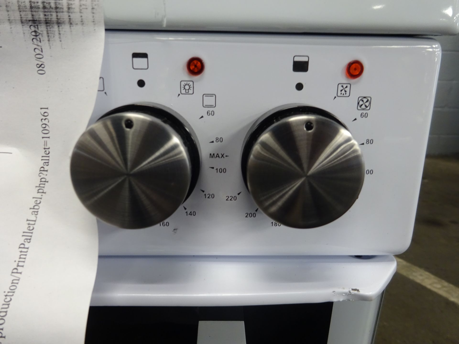 New World NWLS60DEW 60cm Double Oven Electric Cooker - White - ARGOS RRP £349.99 - Image 5 of 5