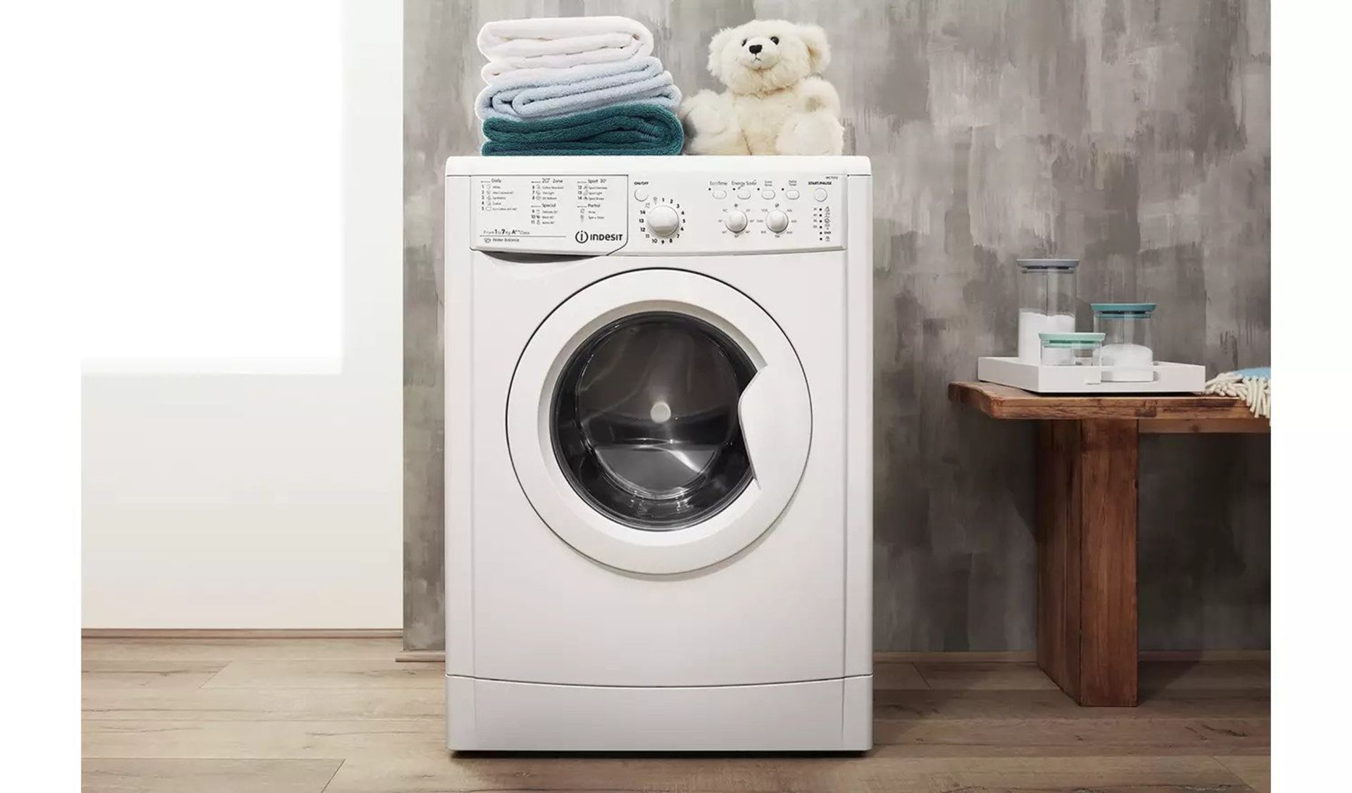 Indesit EcoTime IWC71252W 7KG Washing Machine - White - ARGOS RRP £199.99