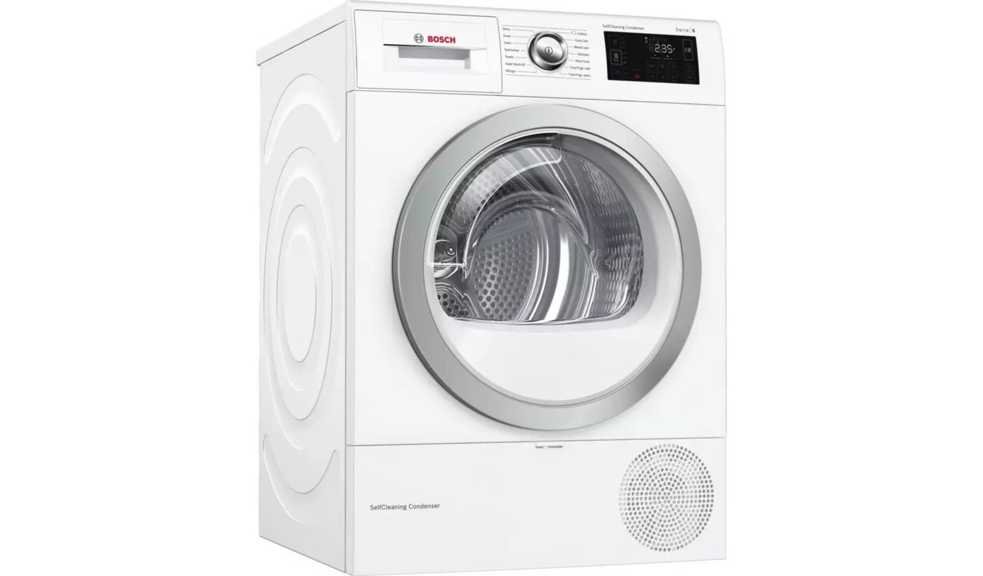 Bosch WTWH7660GB 9KG Heat Pump Tumble Dryer - White - ARGOS RRP £749.99