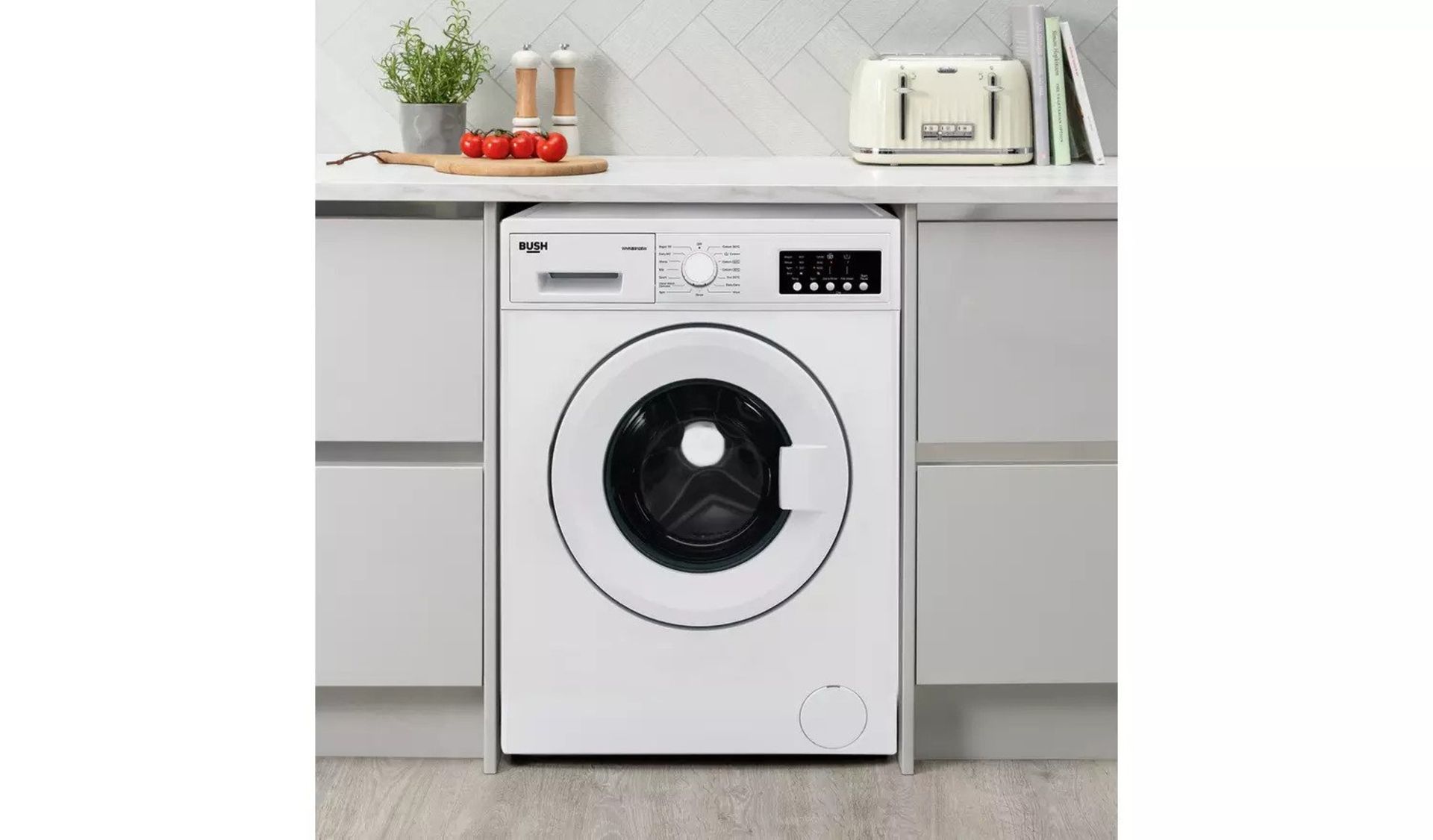 Bush WMNB812EW 8KG 1200 Spin Washing Machine - White - ARGOS RRP £209.99