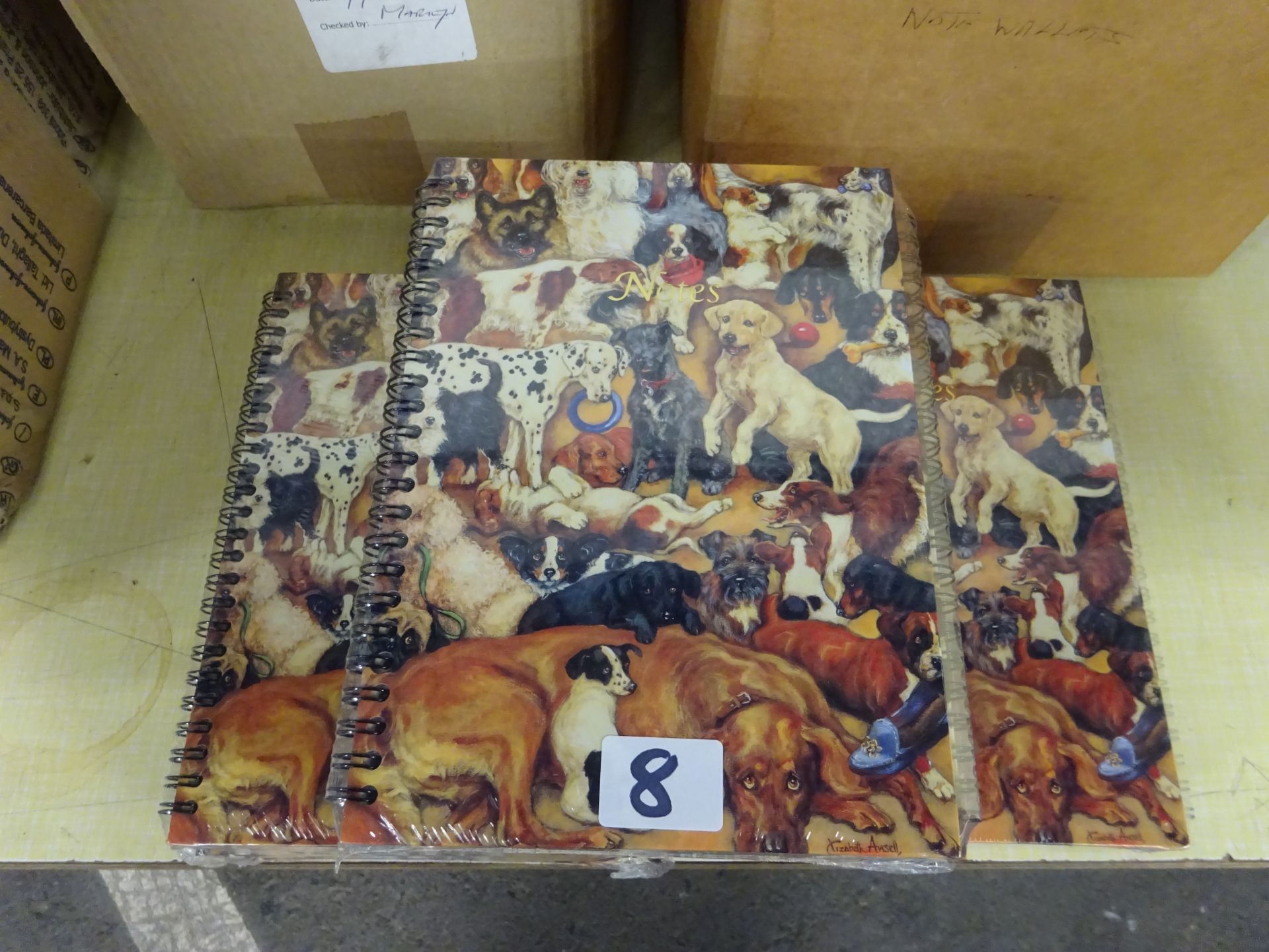 18 DOG DESIGN NOTE BOOKS