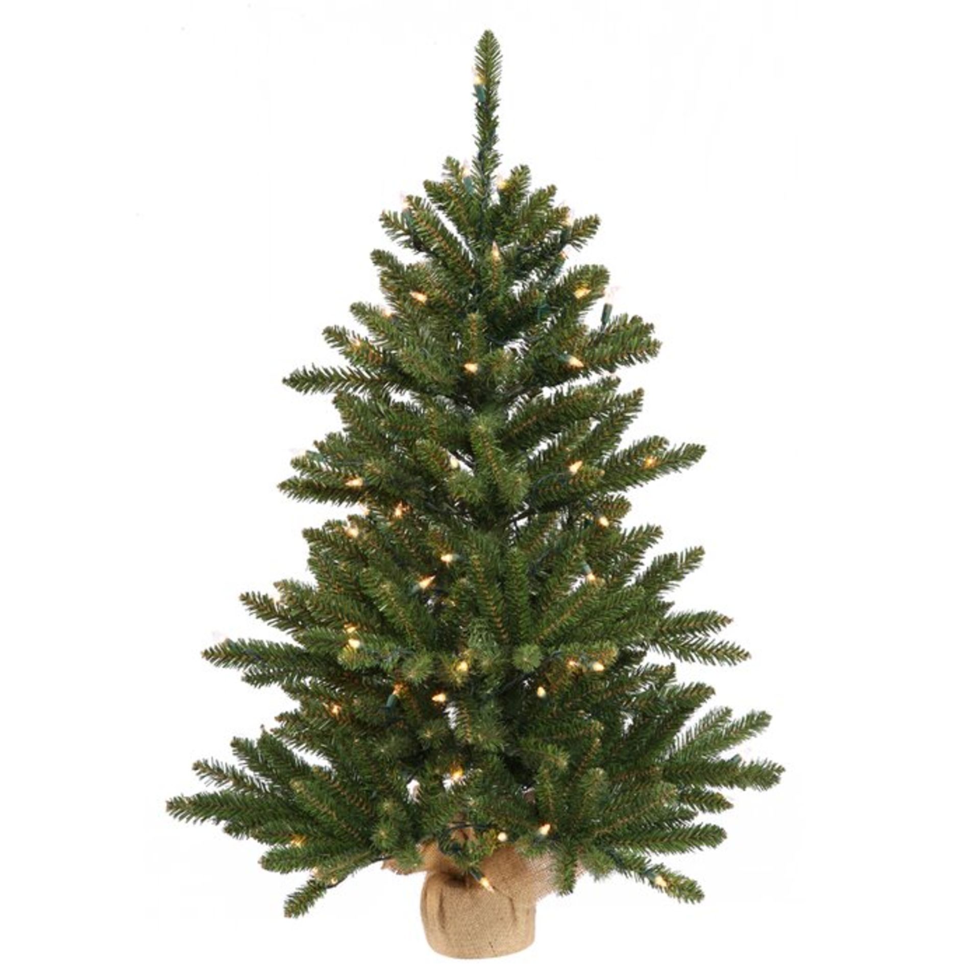 Anoka 2ft Green Pine Artificial Christmas Tree with 35 Lights - RRP £36.91