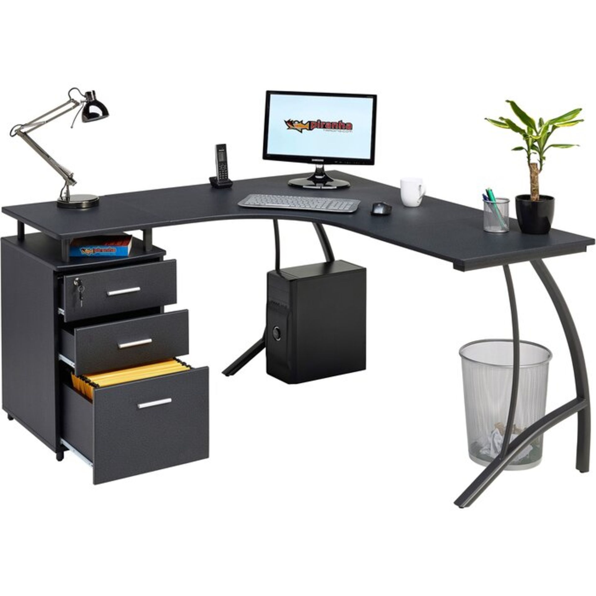 Ozella L-Shape Desk - RRP £255.99 - Image 2 of 3