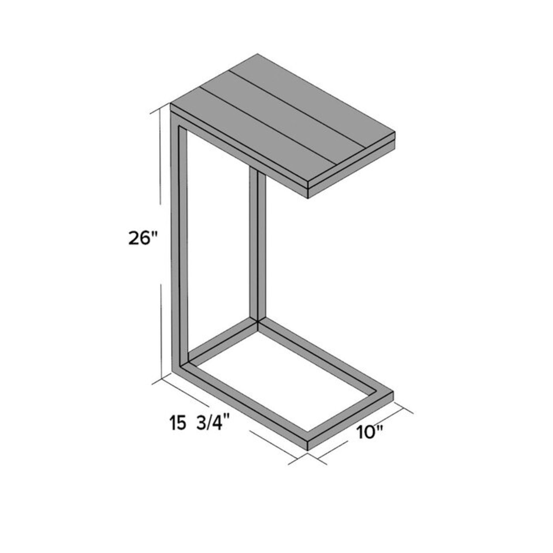 Jackson Side Table - RRP £63.99 - Image 3 of 3