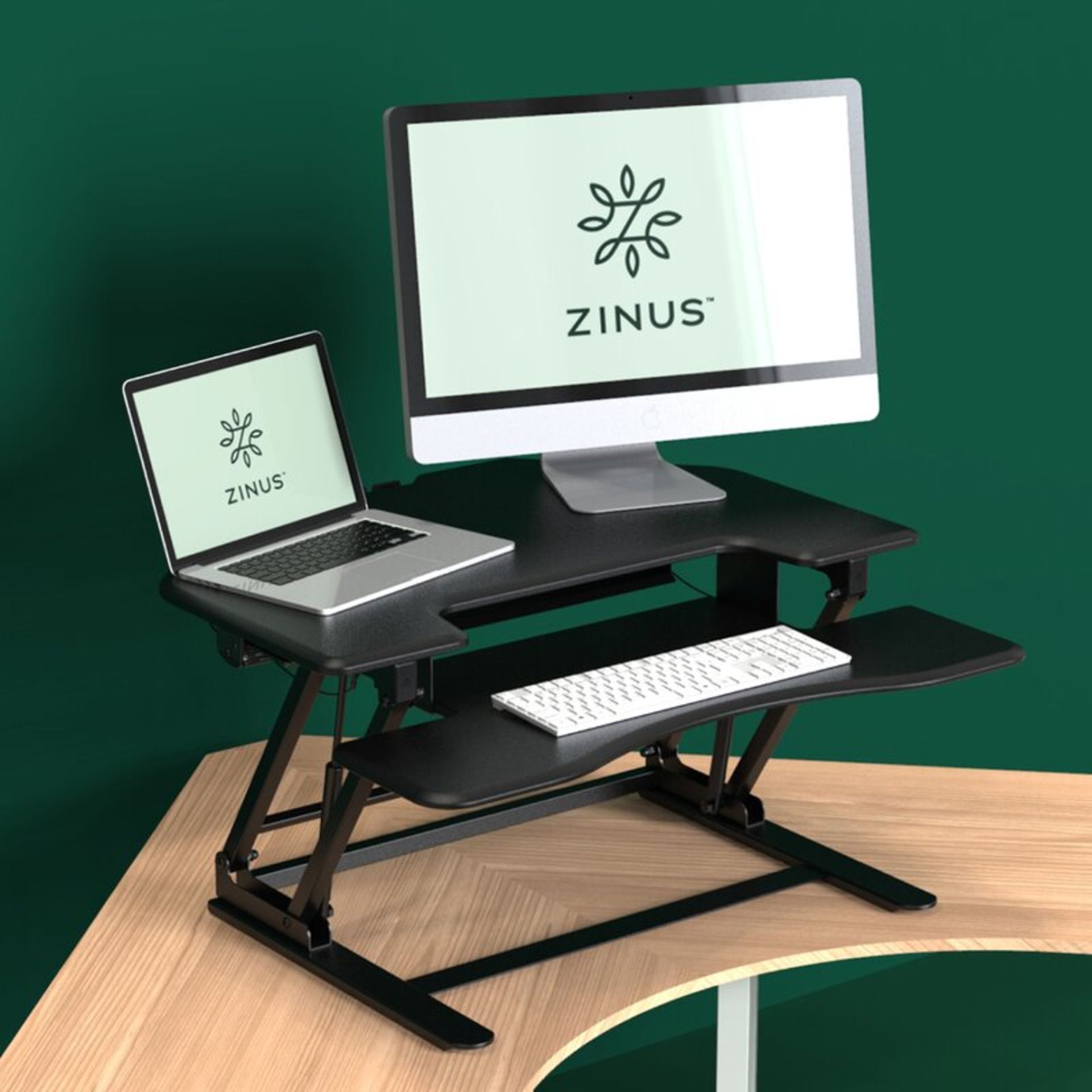 Bellavia Corner Height Adjustable Standing Desk - RRP £217.99