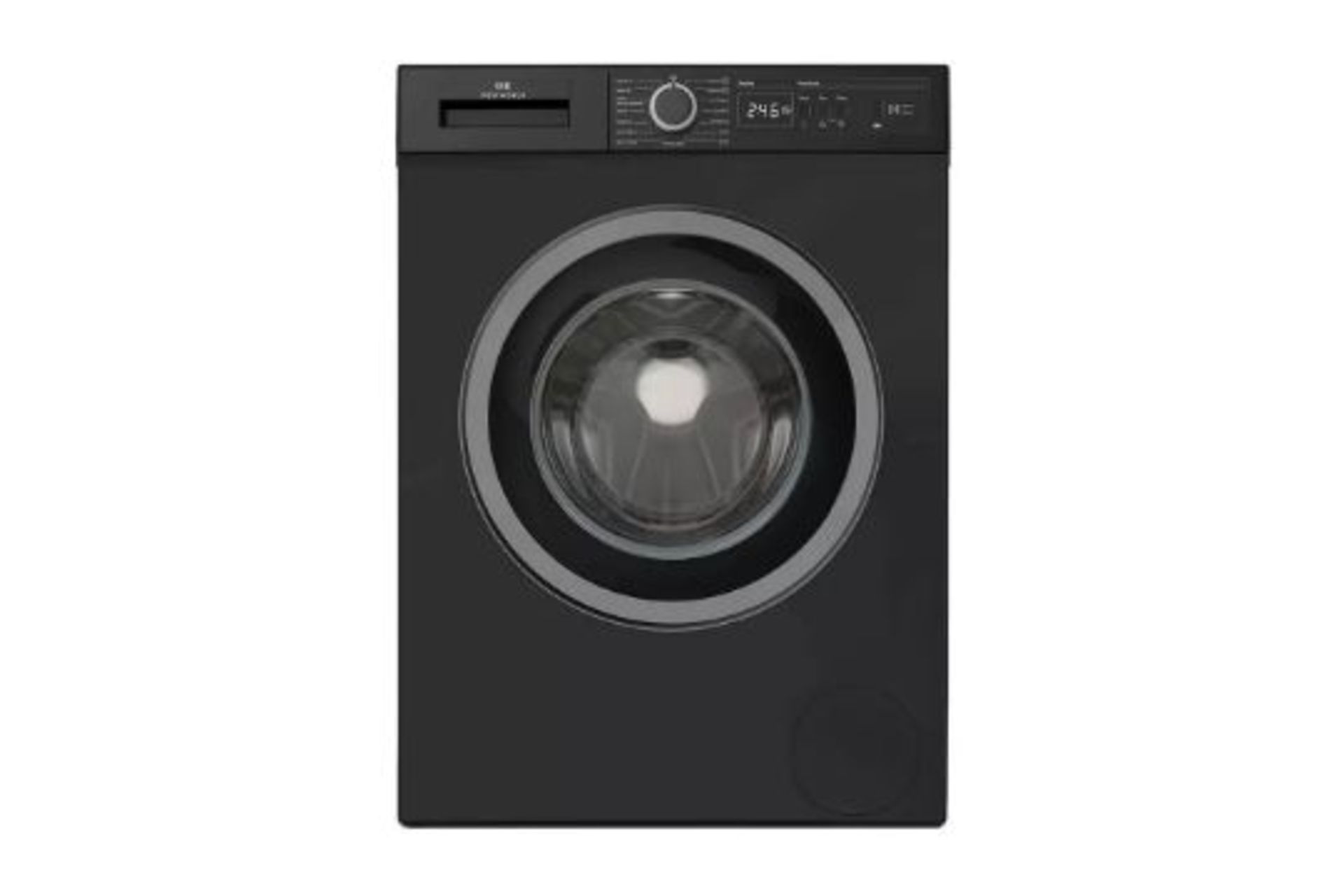 New World NWDHT714W 7KG 1400 Spin Washing Machine - Black - ARGOS RRP £239.99 - Image 2 of 7