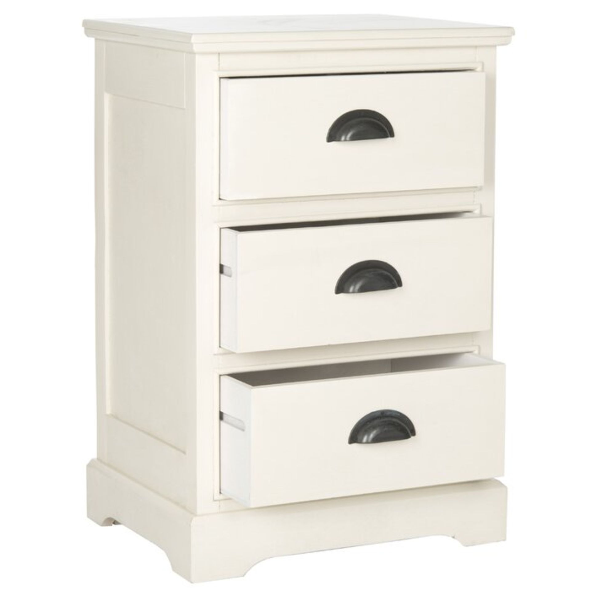 Calvillo 3 Drawer Bedside Table - RRP £149.99 - Image 2 of 3