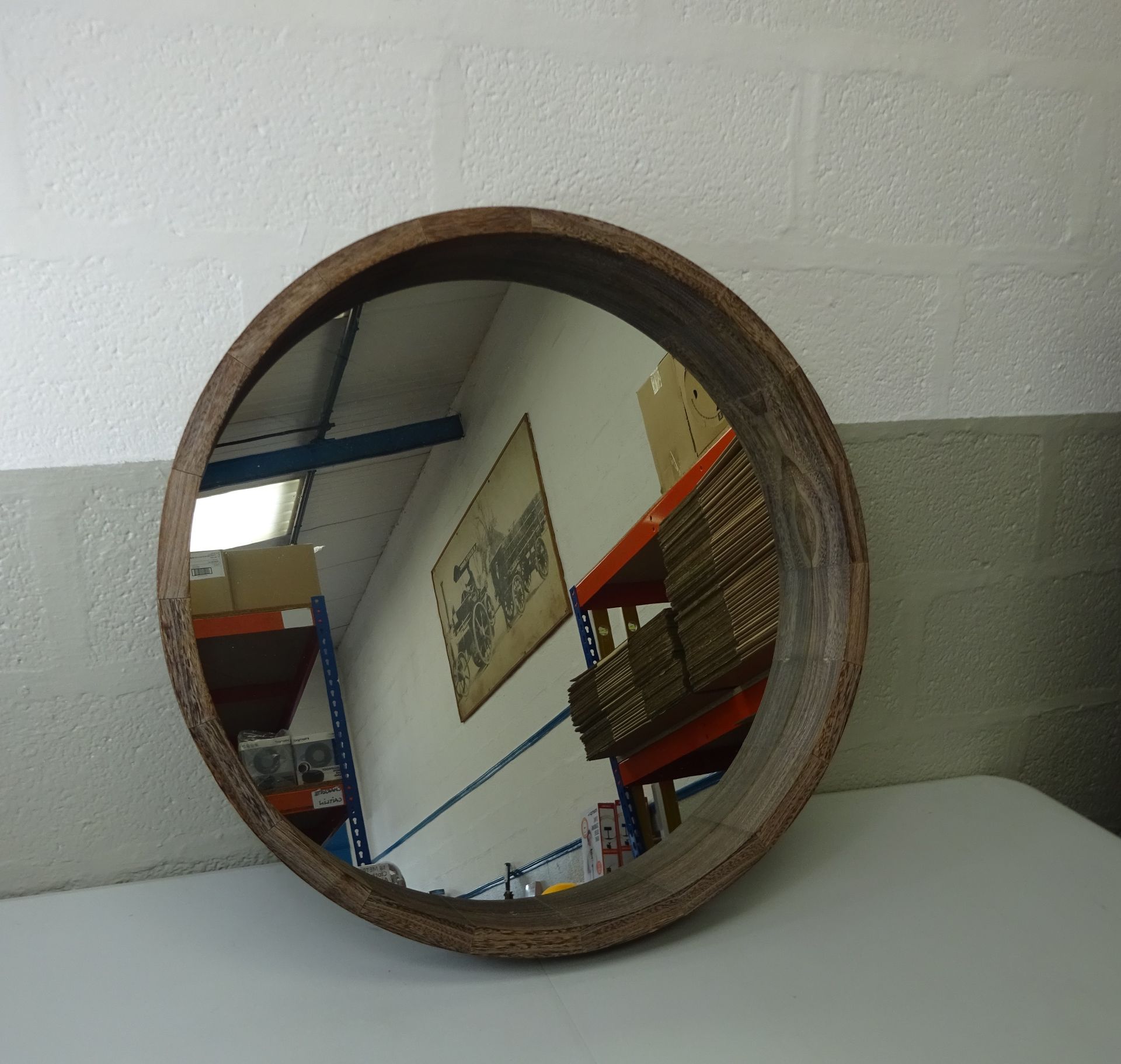 Large Wood Accent Mirror