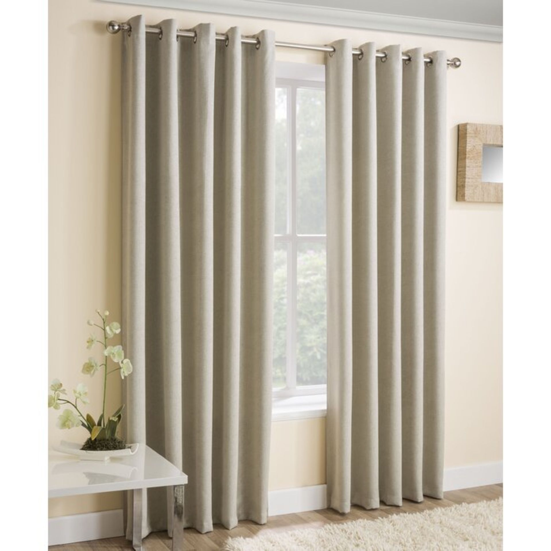 Falkner Eyelet Room Darkening Thermal Curtains - RRP £38.99 - Image 2 of 3