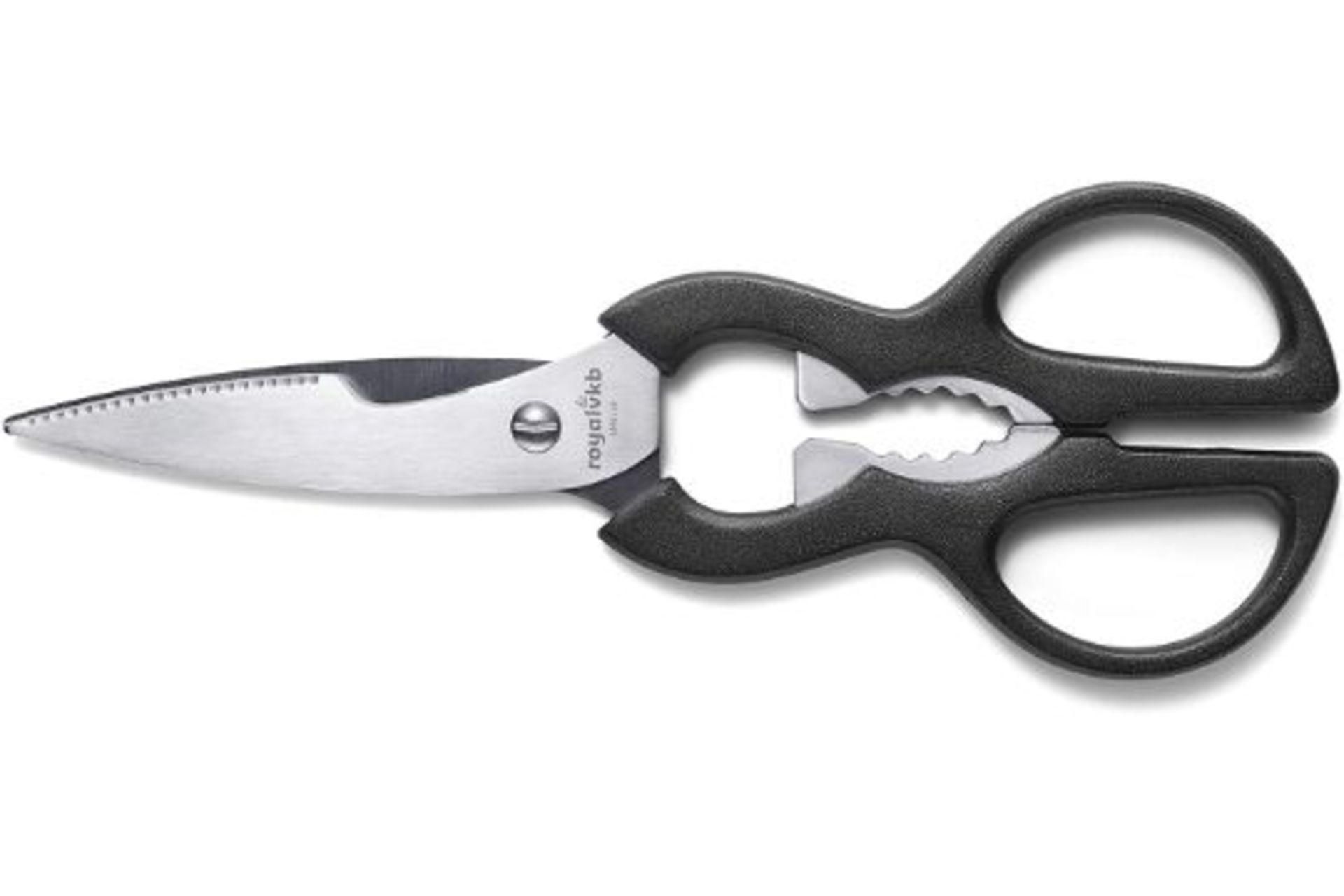 Brand New Royal VKB Multipurpose Kitchen Scissors, Stainless Steel - RRP £13.