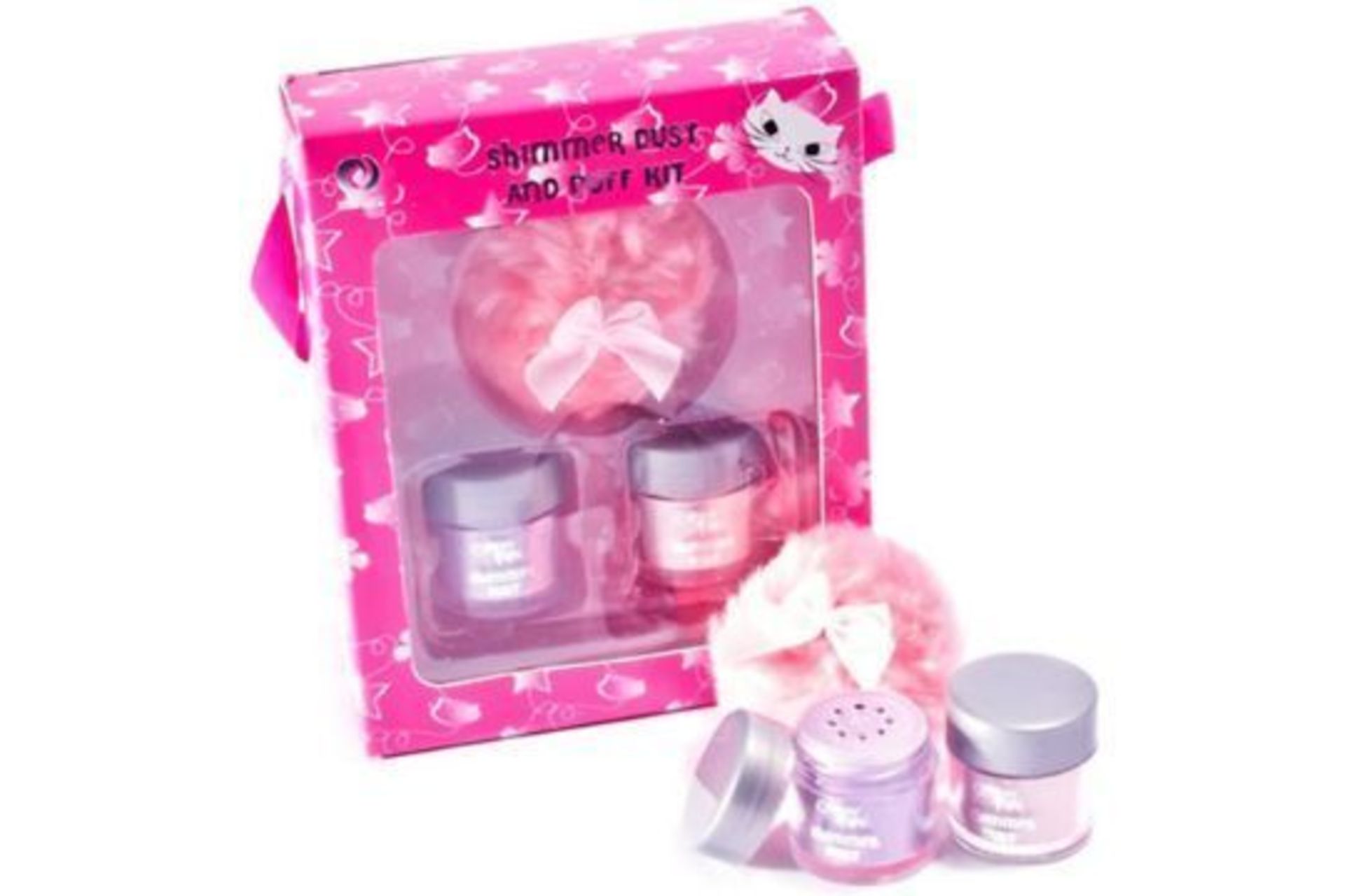 New Shimmer Dust & Puff Makeup Set - RRP £7.99.