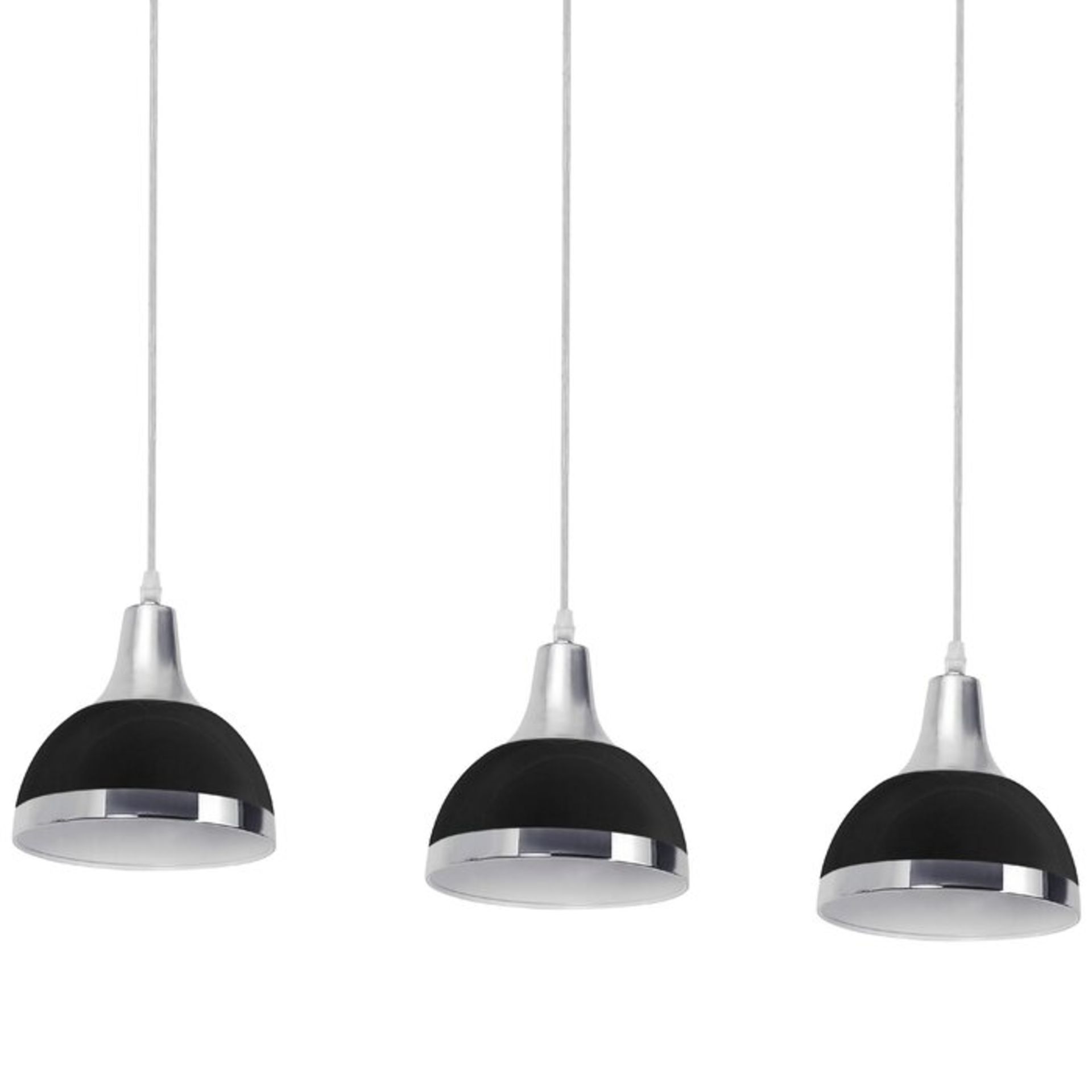 Kaylynn 3 - Light Kitchen Island Dome Pendant - RRP £115.49 - Image 3 of 3