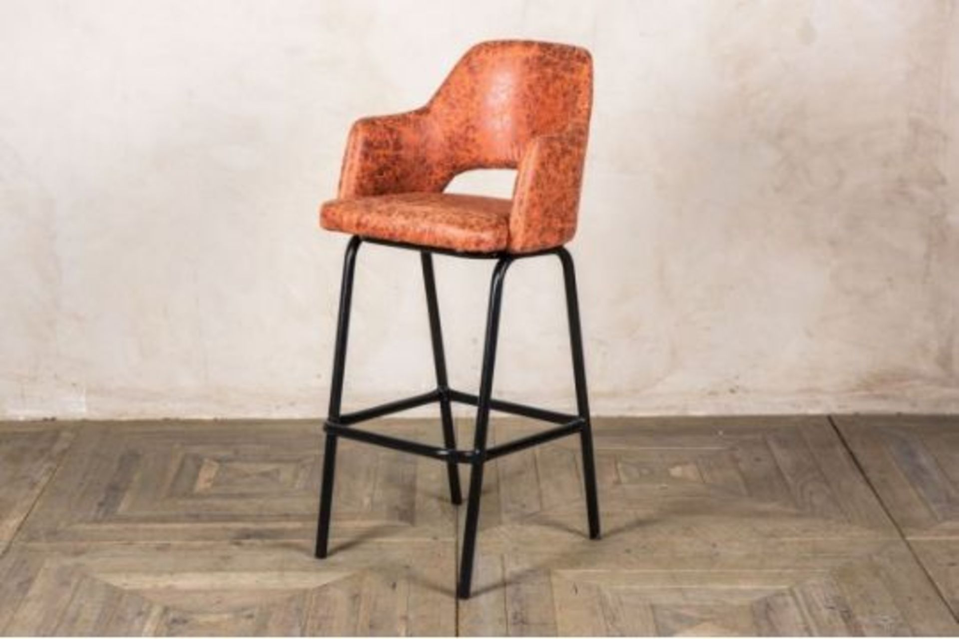 Lincoln Upholstered Seat Bar Stools - RRP £ 105.00
