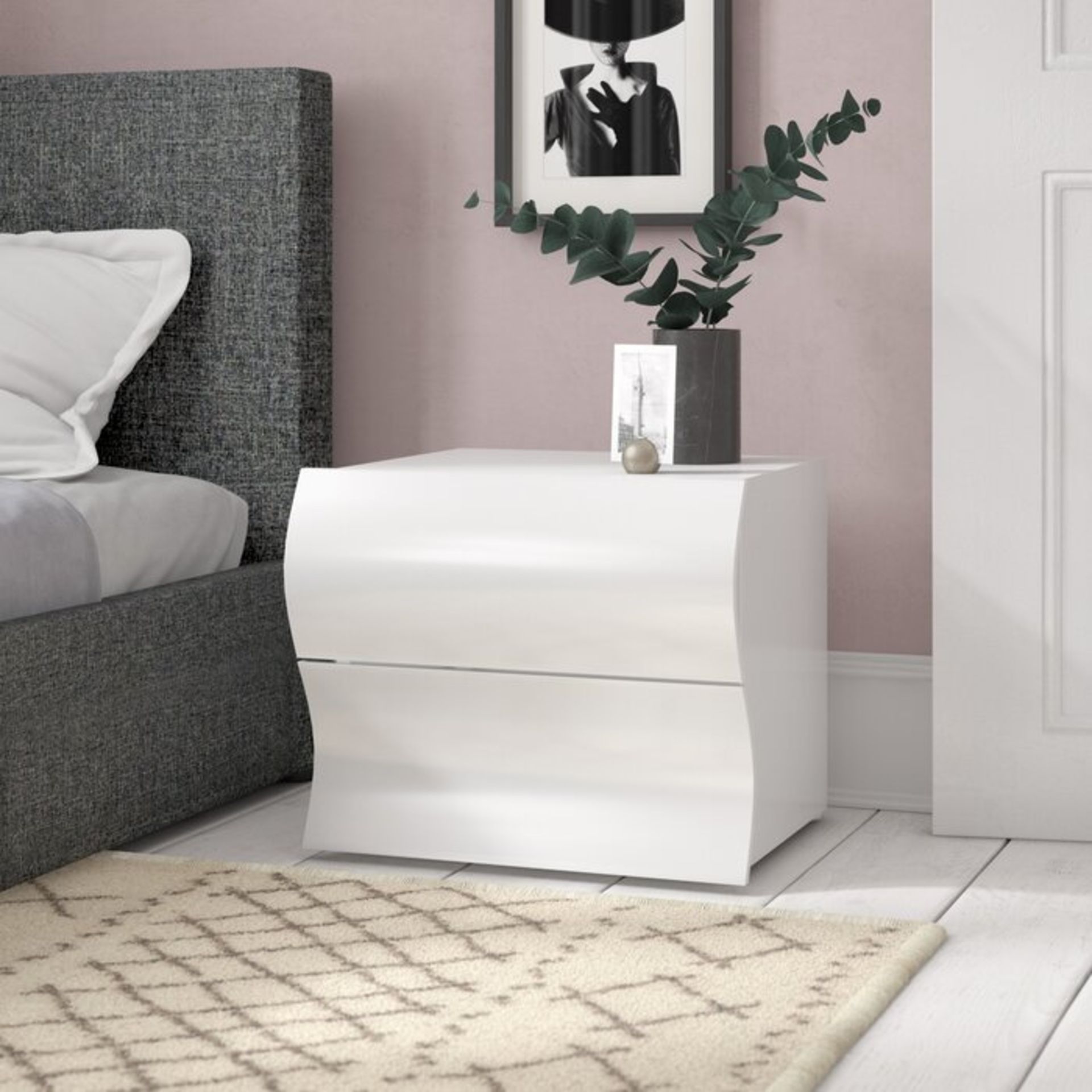 Colbie 2 Drawer Bedside Table RRP - £159.99