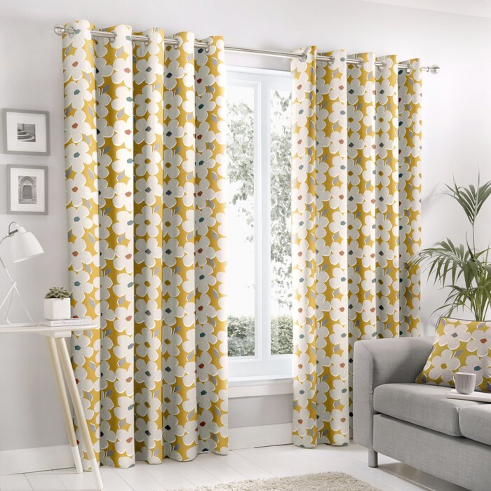 Charlaine Eyelet Room Darkening Curtains - RRP £37.50