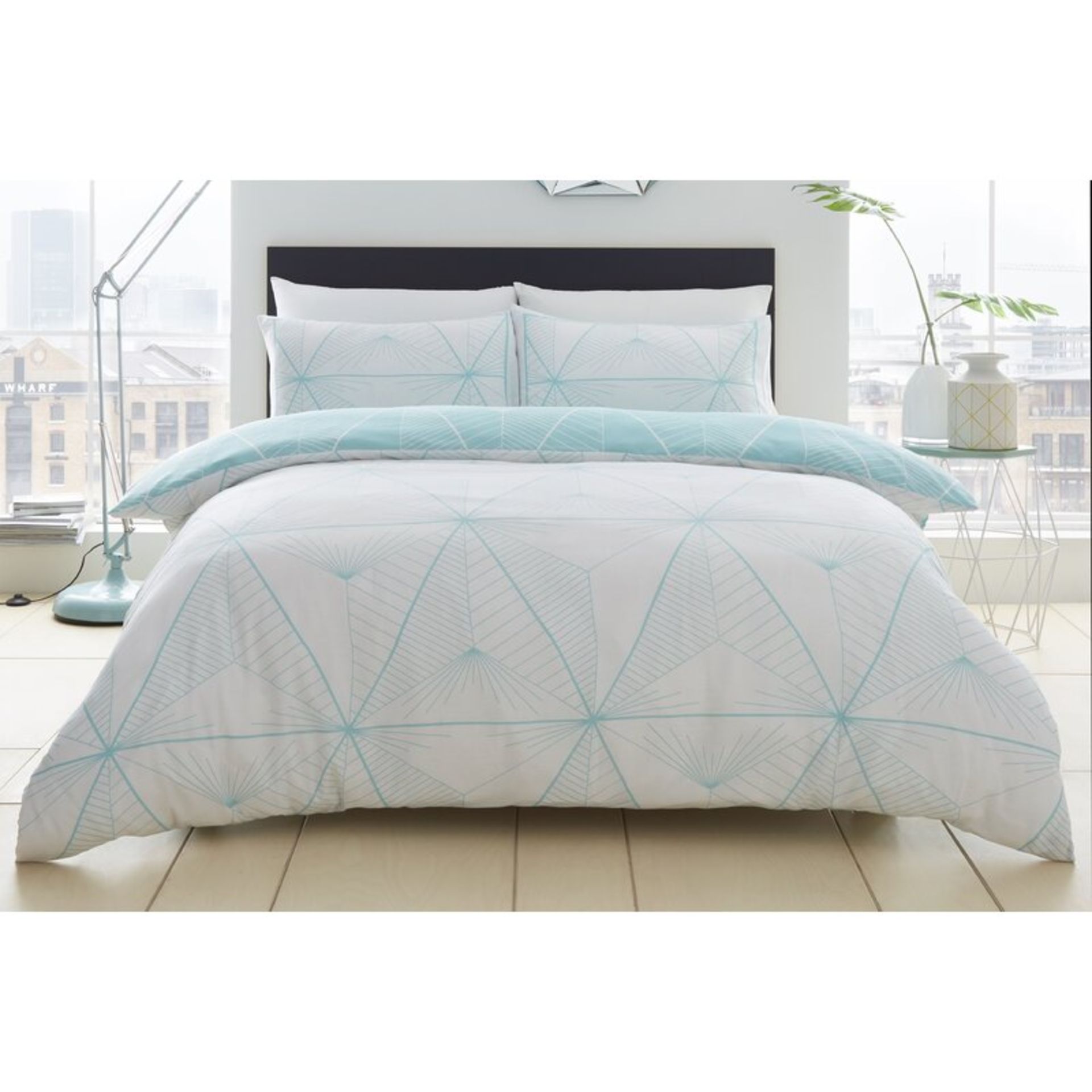 Double 4ft 6 Dennis Zander Duvet Cover Set - RRP £18.99