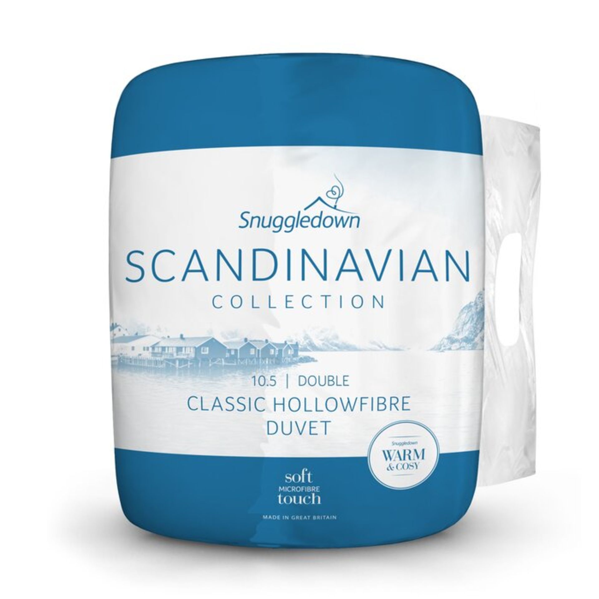 Scandinavian 100% Hollowfibre 10.5 Tog Duvet - RRP £65.00