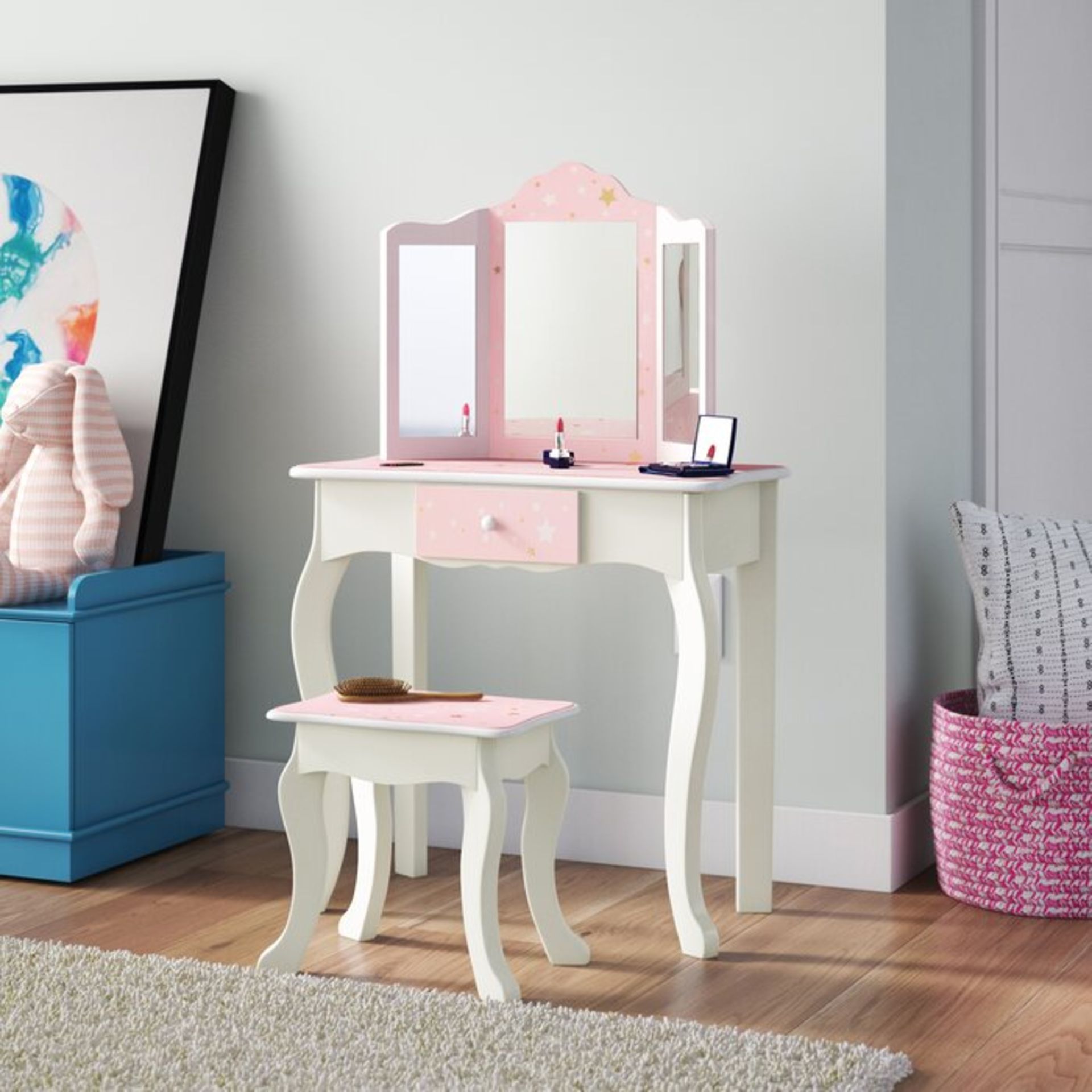 Acmetonia Dressing Table Set with Mirror - RRP £119.99