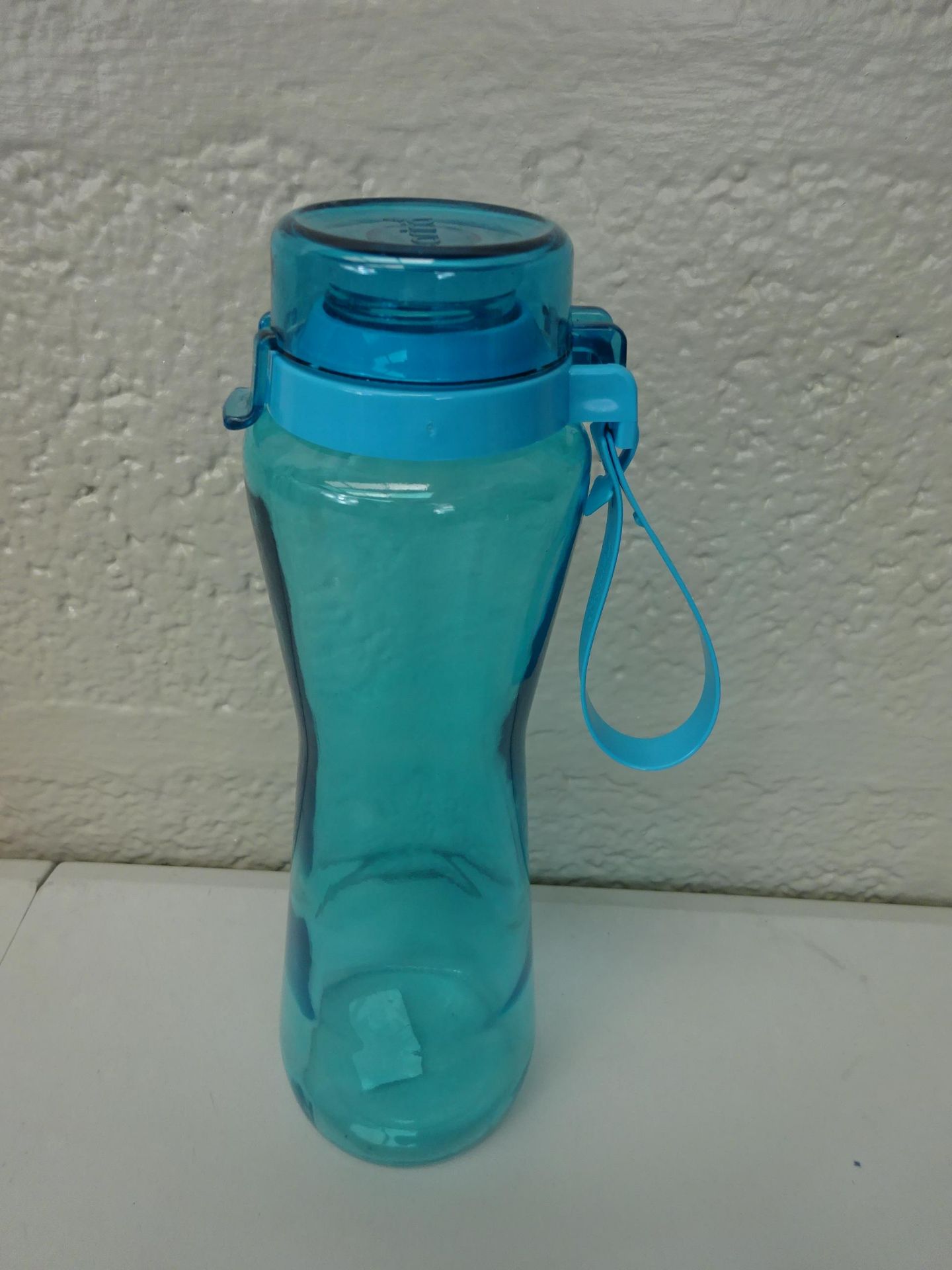 Blue Glass Drinking Bottle
