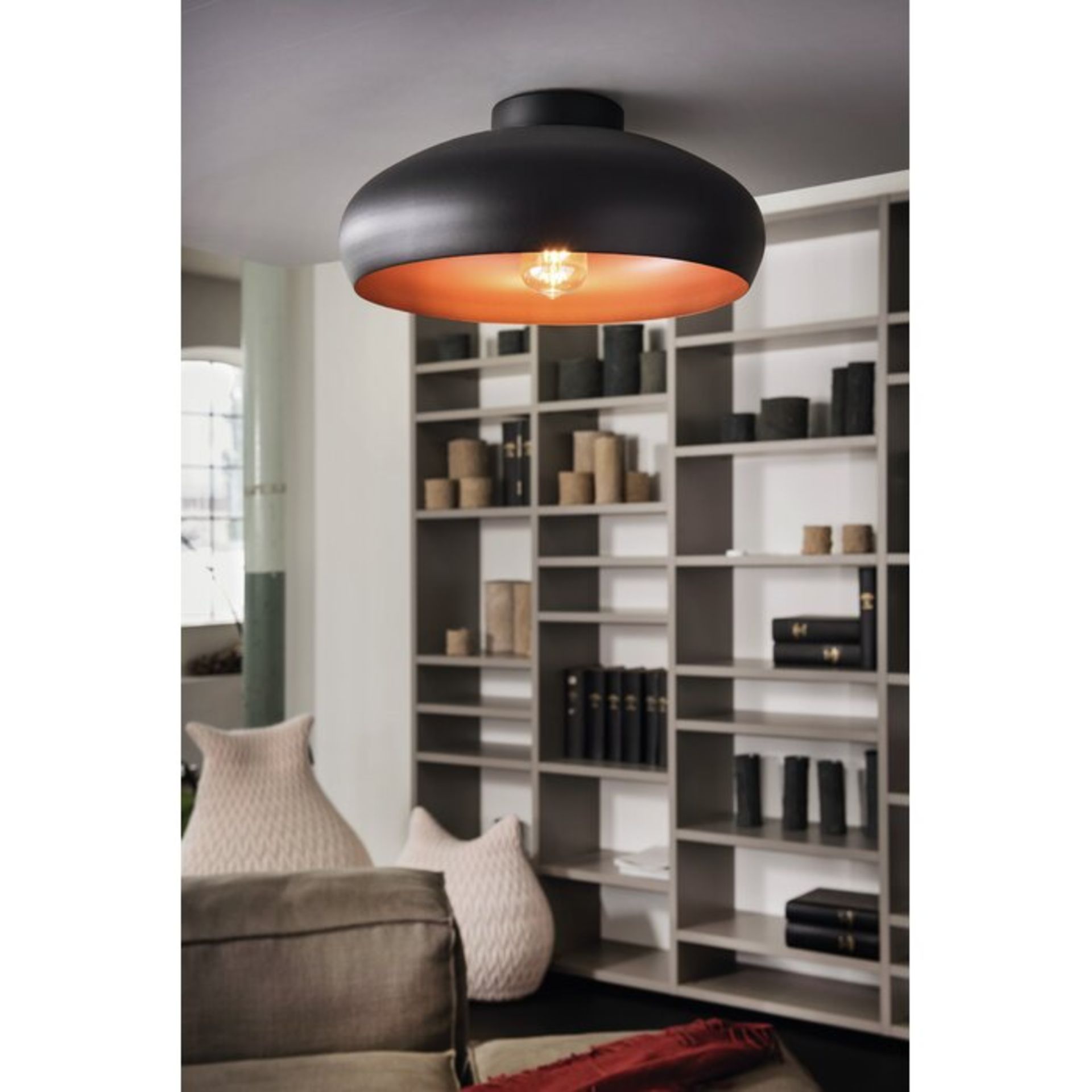 Campbell 1-Light Semi Flush Mount - RRP £72.00 - Image 2 of 2