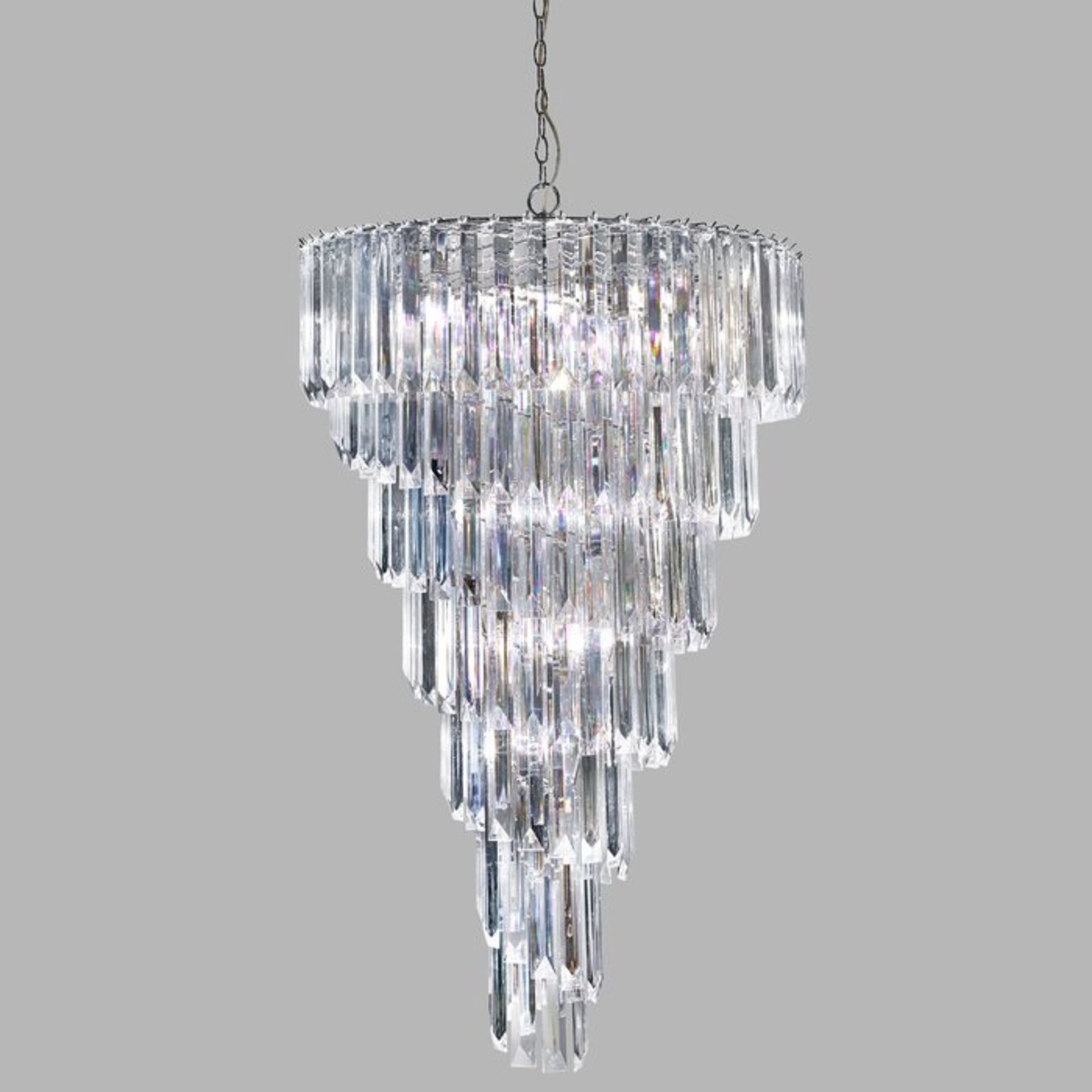 Ensley 9-Light Crystal Chandelier - RRP £804.00