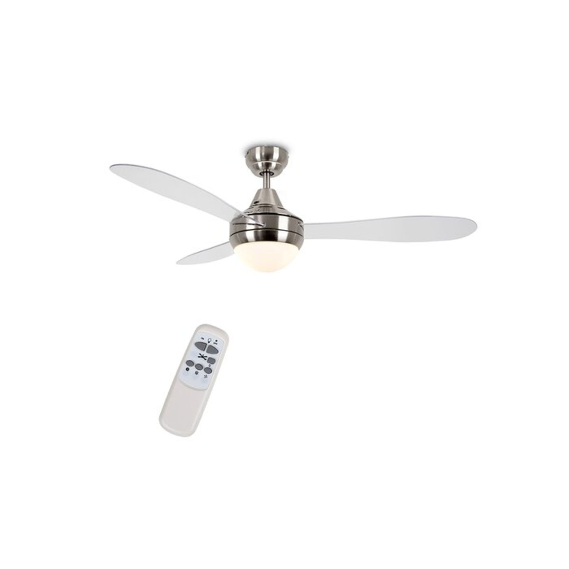 122cm Alverson 3 Blade Ceiling Fan with Remote Control - RRP £239.99 - Image 2 of 2