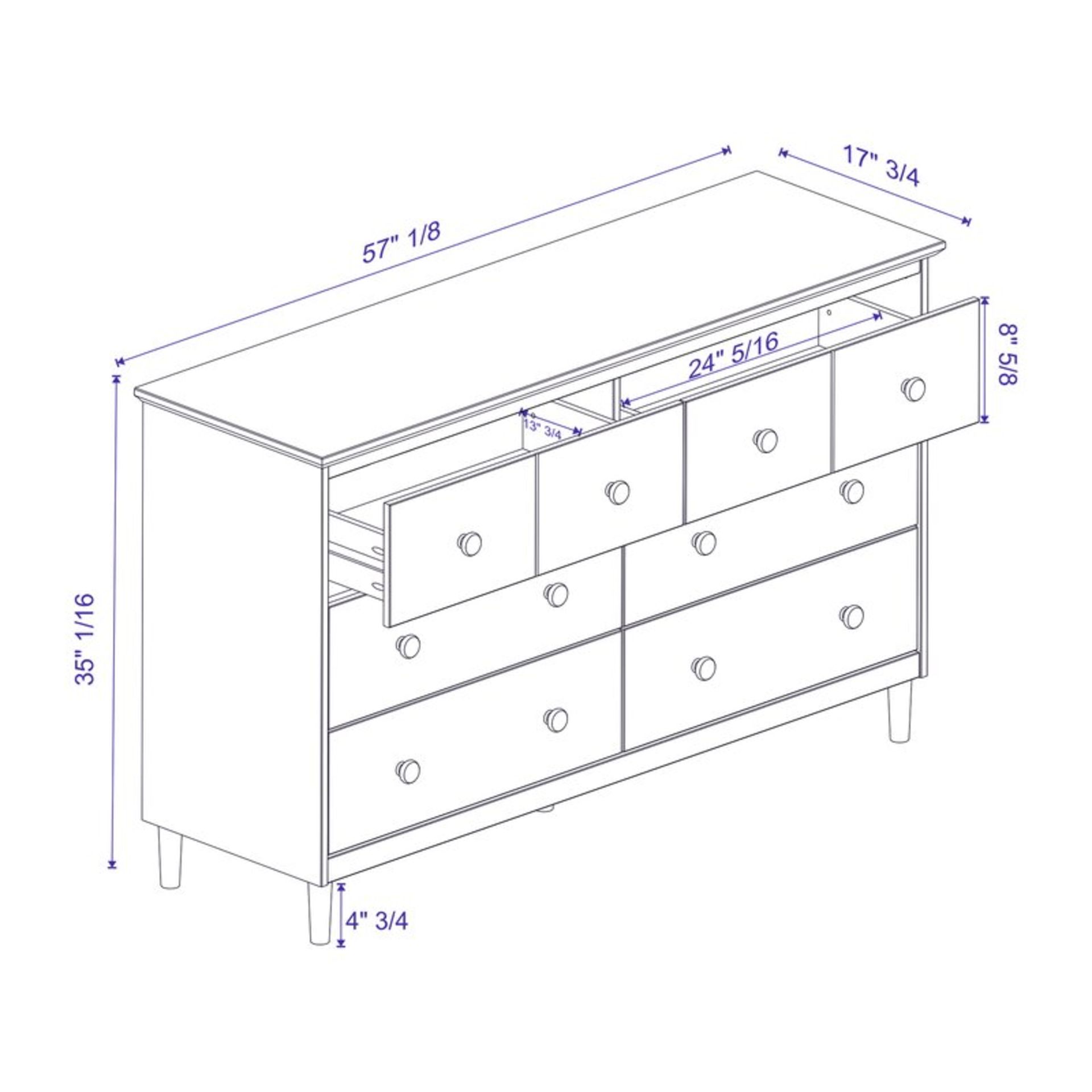 Tylor 6 Drawer Chest - RRP £386.99 - Image 4 of 4