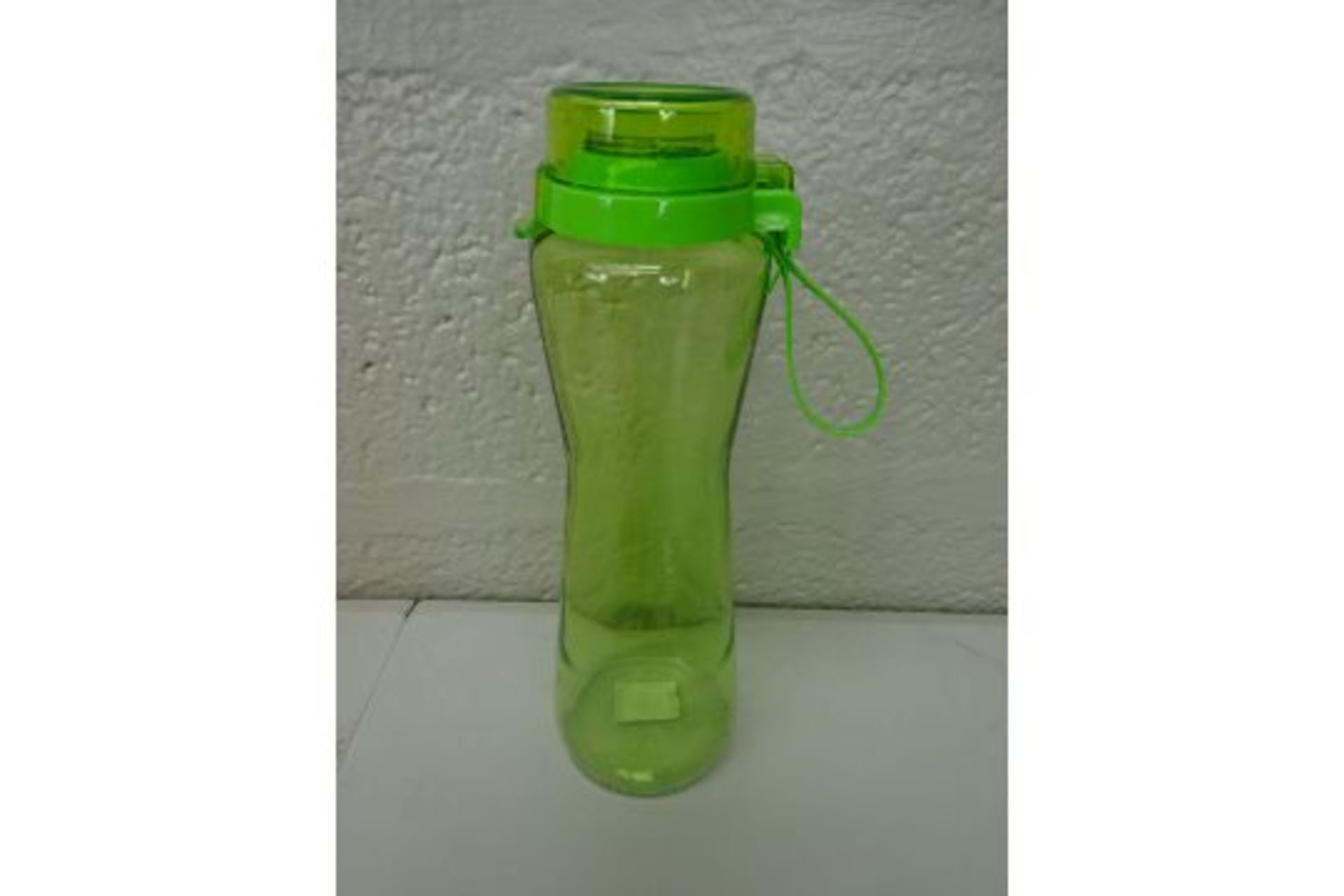 Green Glass Drinking Bottle