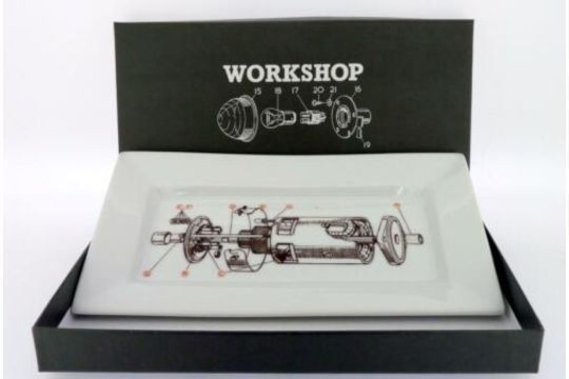 Workshop Useful Porcelain Tray - RRP £10.99.