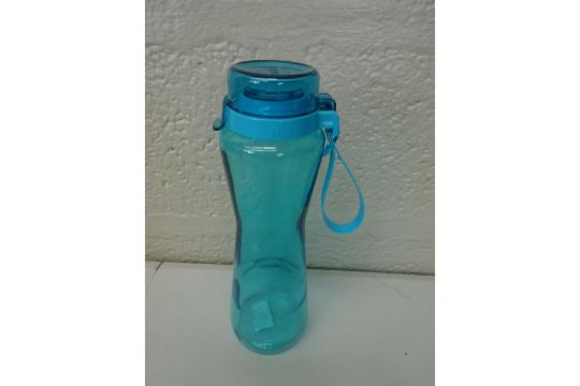 Blue Glass Drinking Bottle